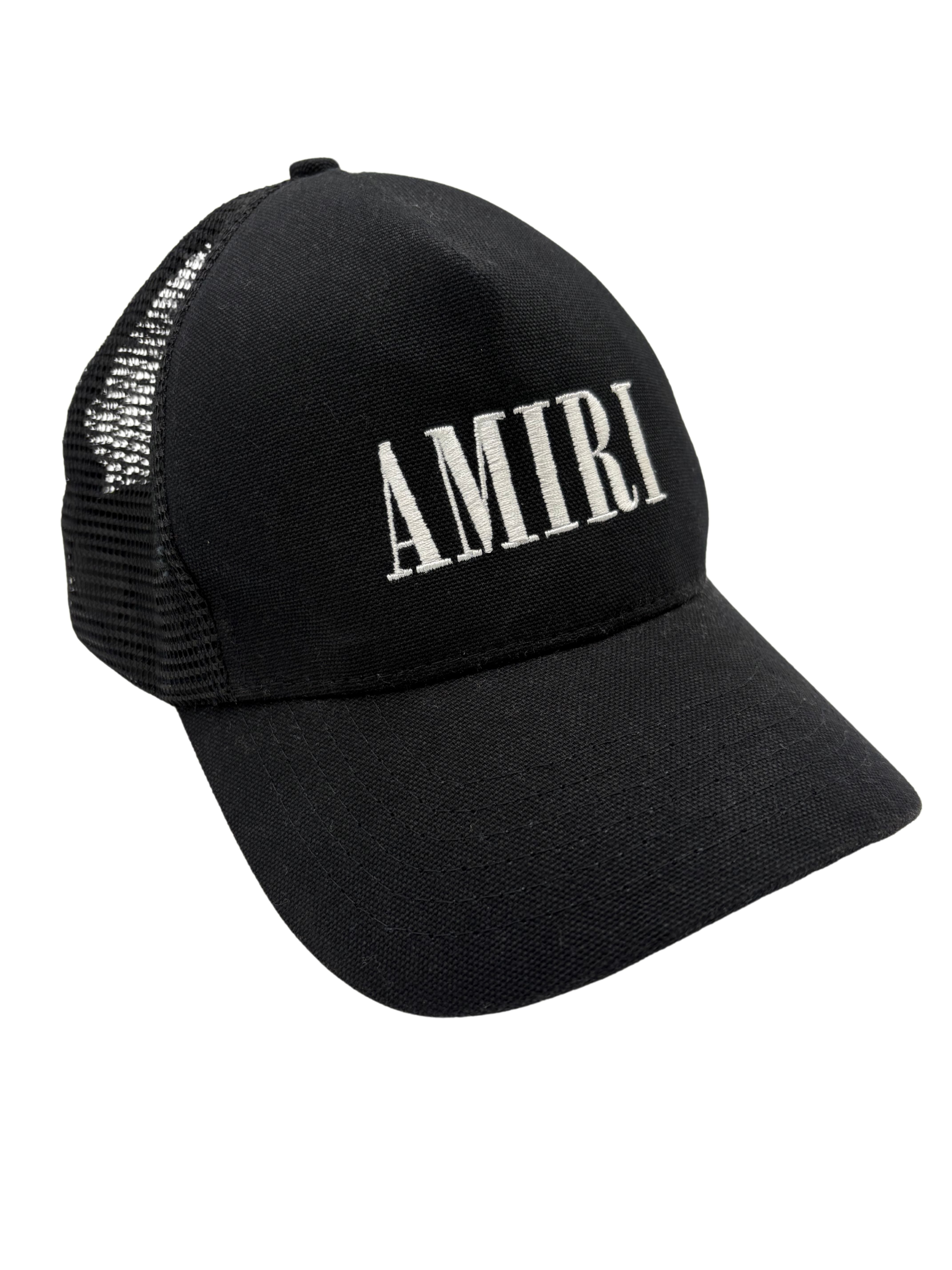Amiri Core Logo Trucker Cap - Black Amiri