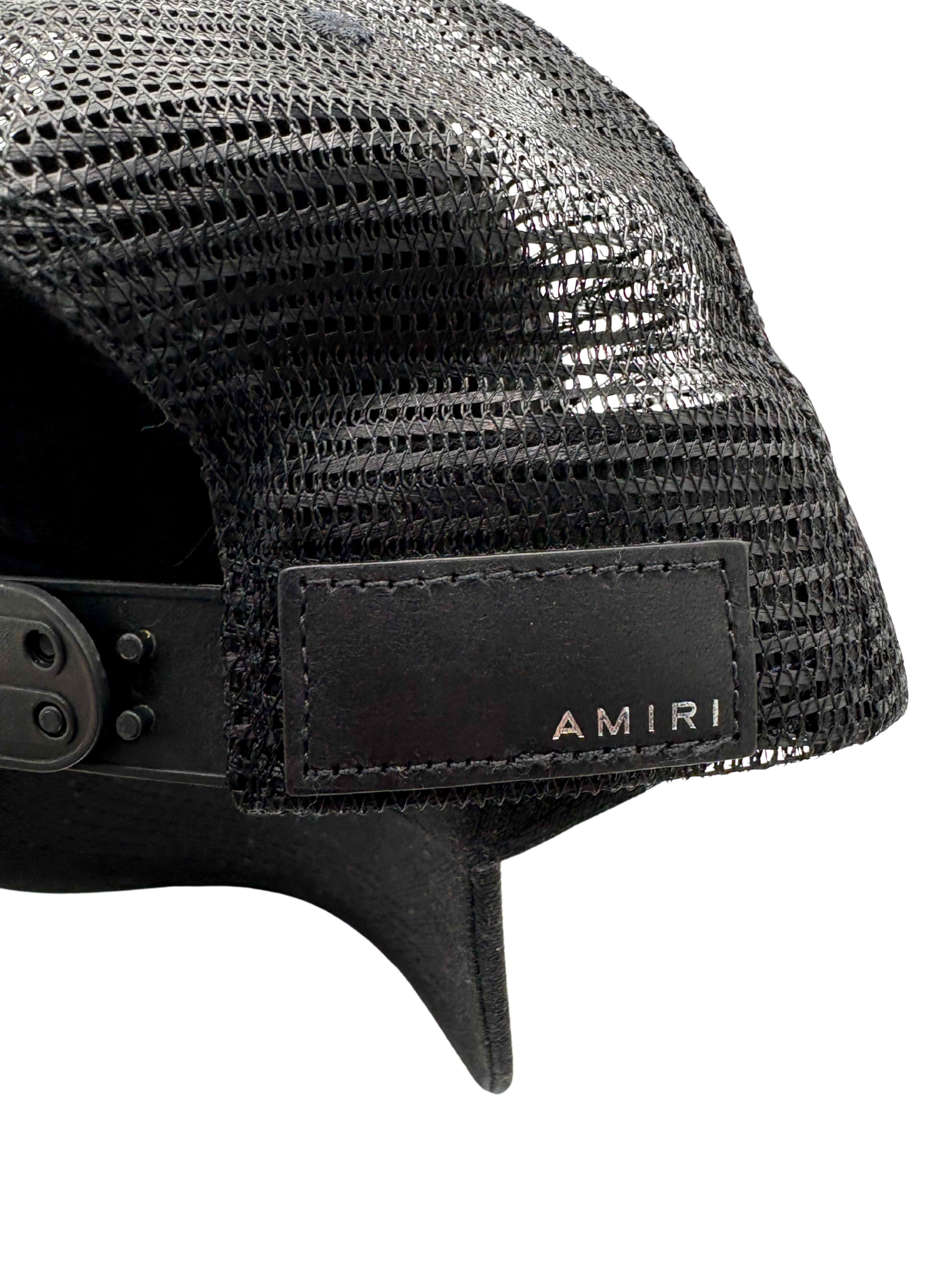 Amiri Core Logo Trucker Cap - Black Amiri