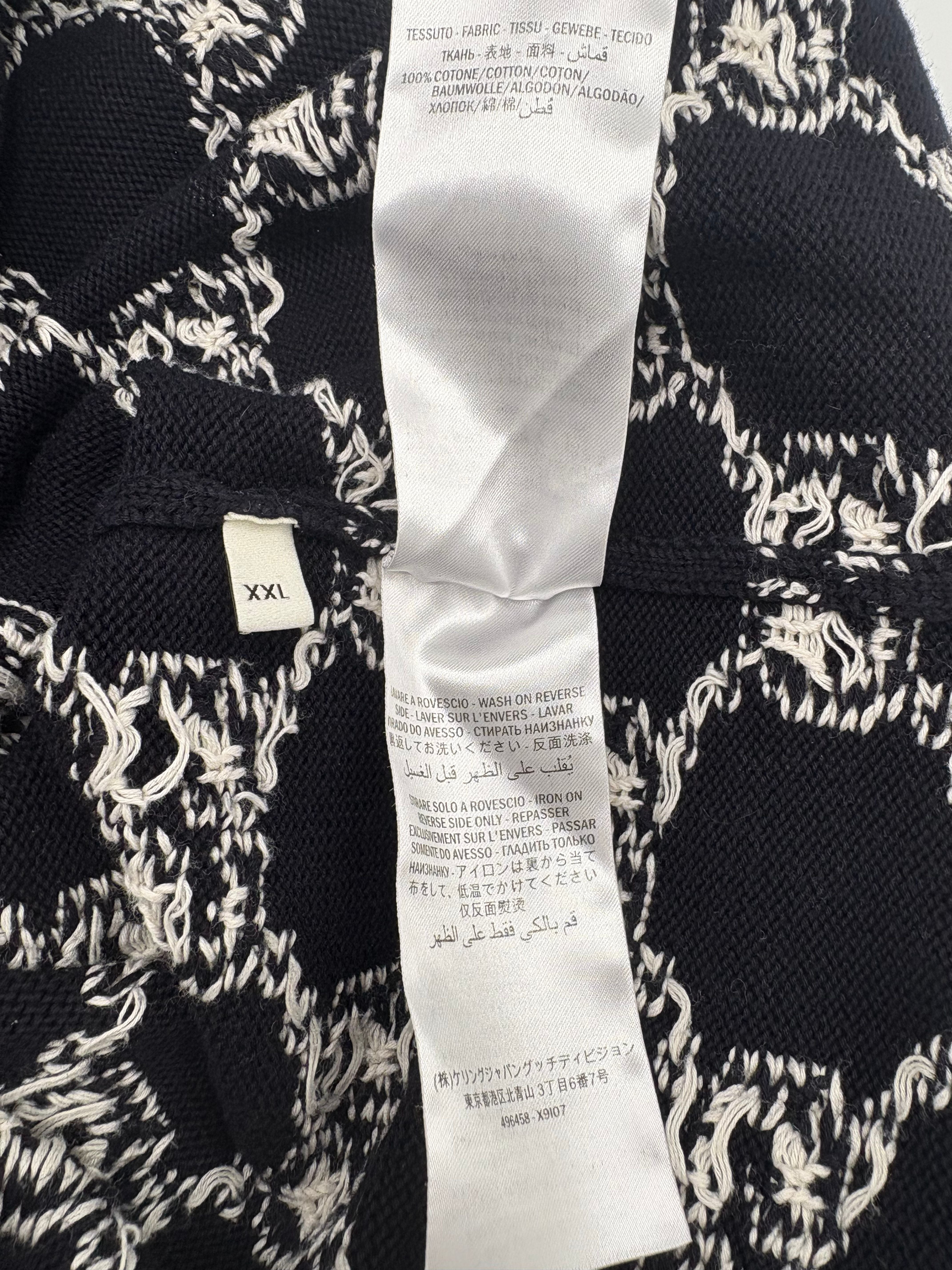 Gucci GG Stripe Knit Jumper - Navy/White Gucci