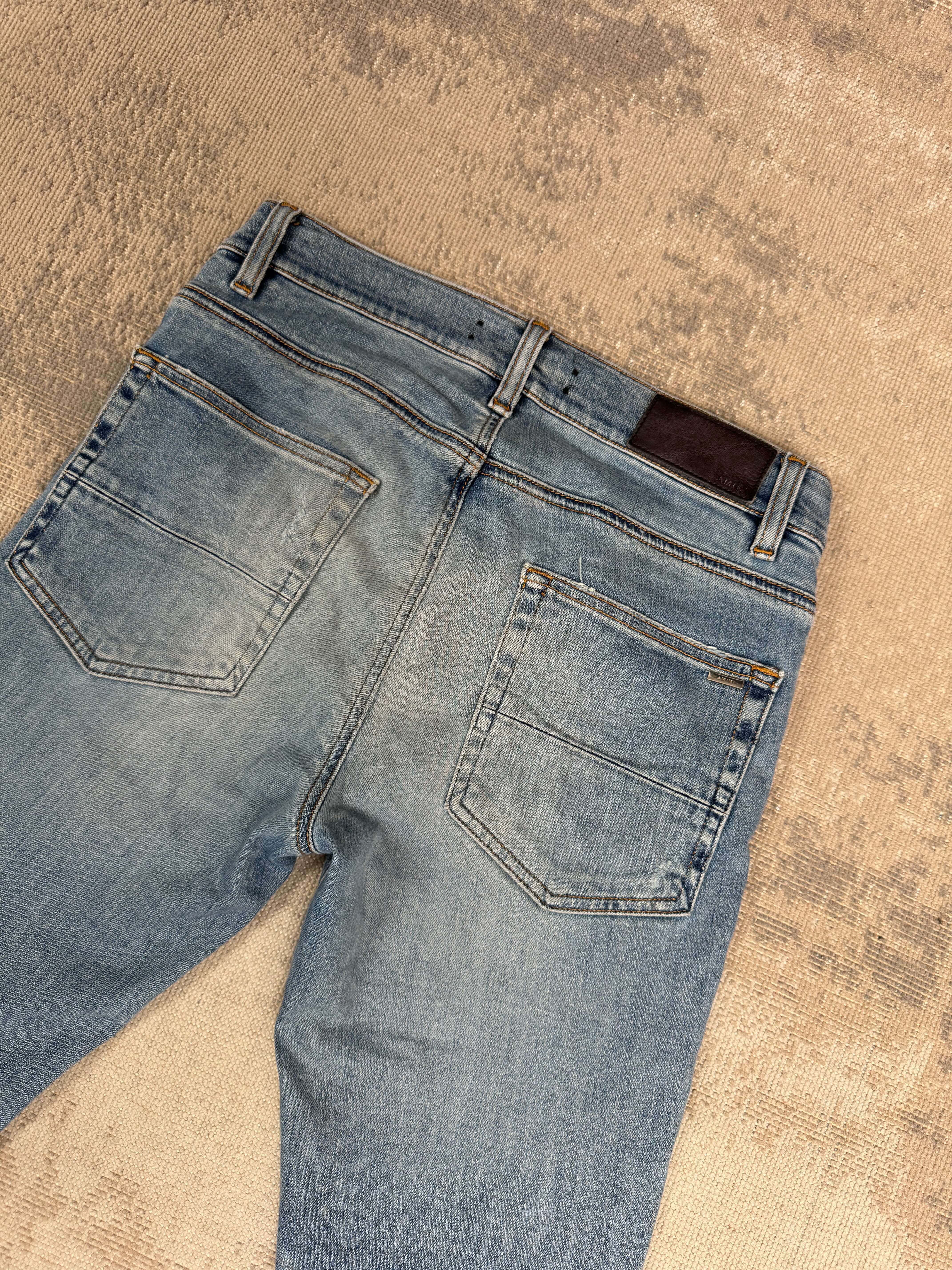 Amiri MX1 Jeans - Light Blue Denim Amiri
