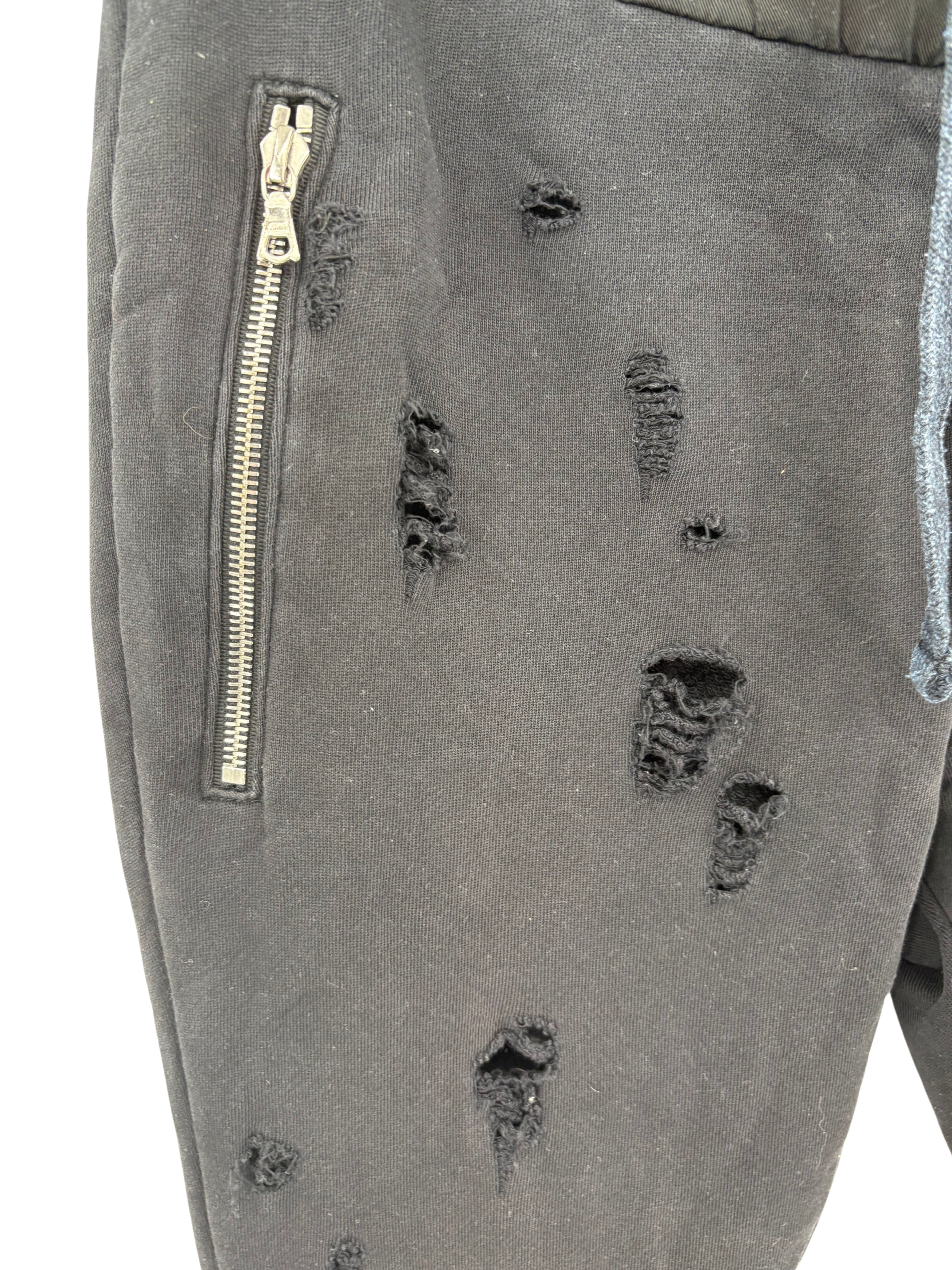 Amiri MX1 Distressed Joggers - Black