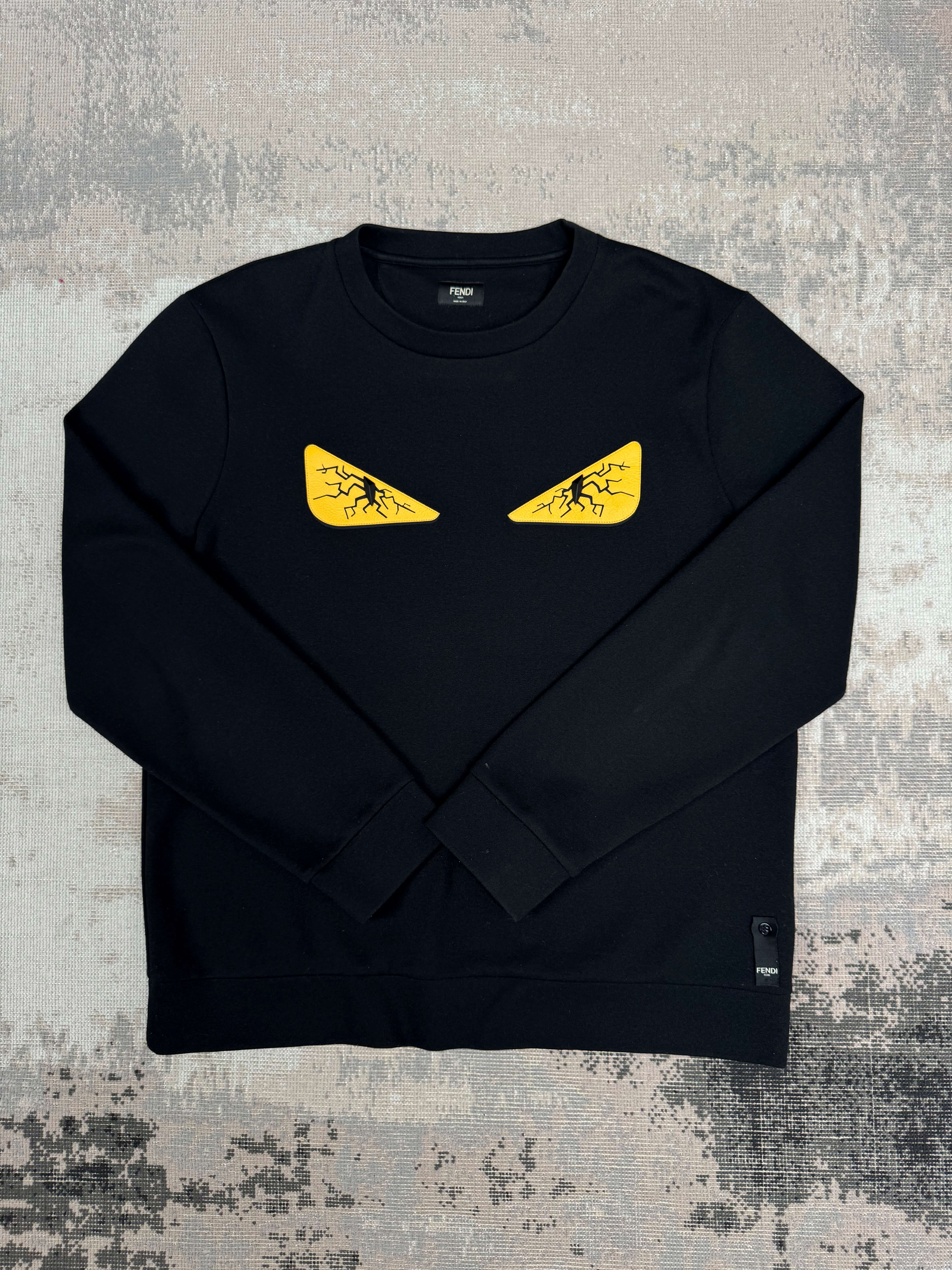 Fendi Classic Eyes Sweatshirt - Black Fendi