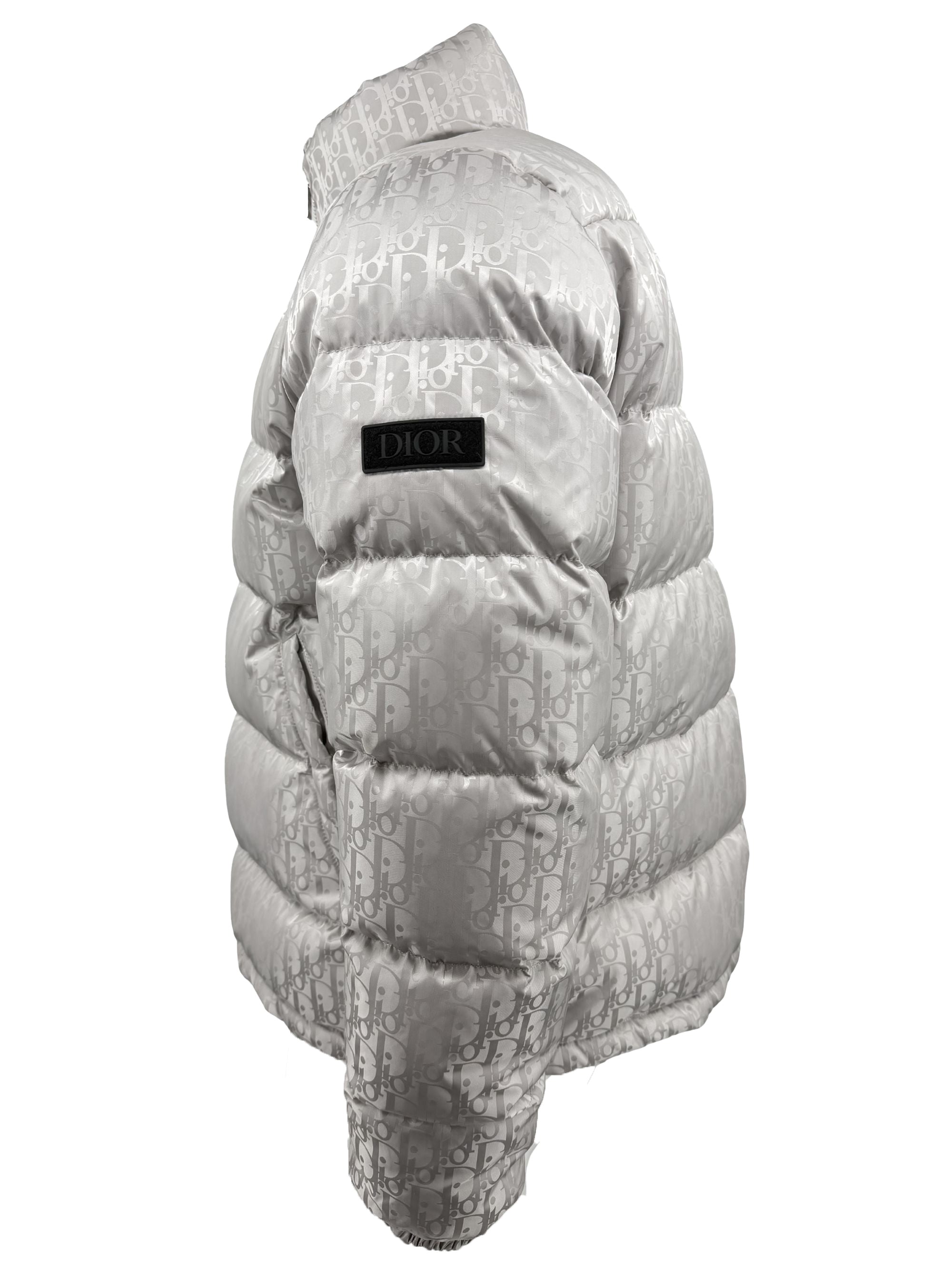 Dior Oblique Down Jacket - Silver