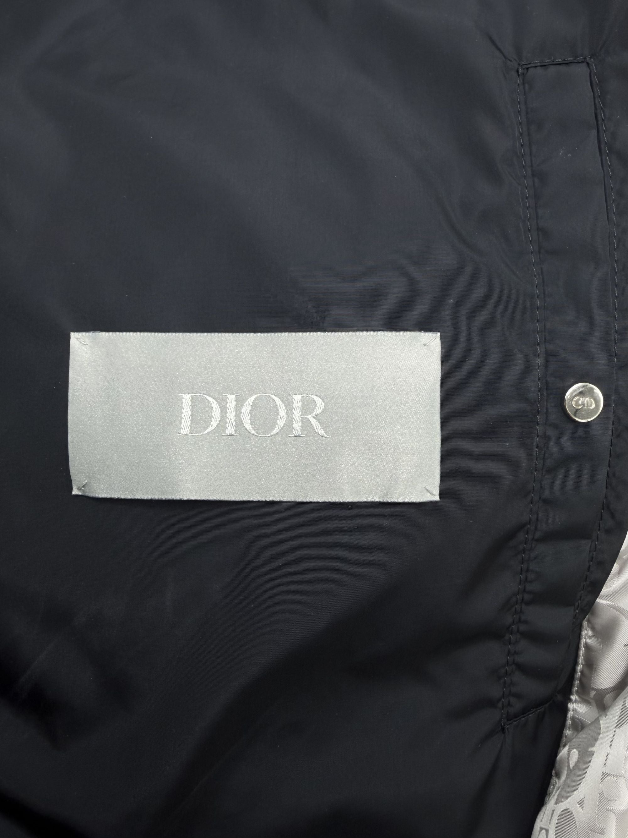 Dior Oblique Down Jacket - Silver