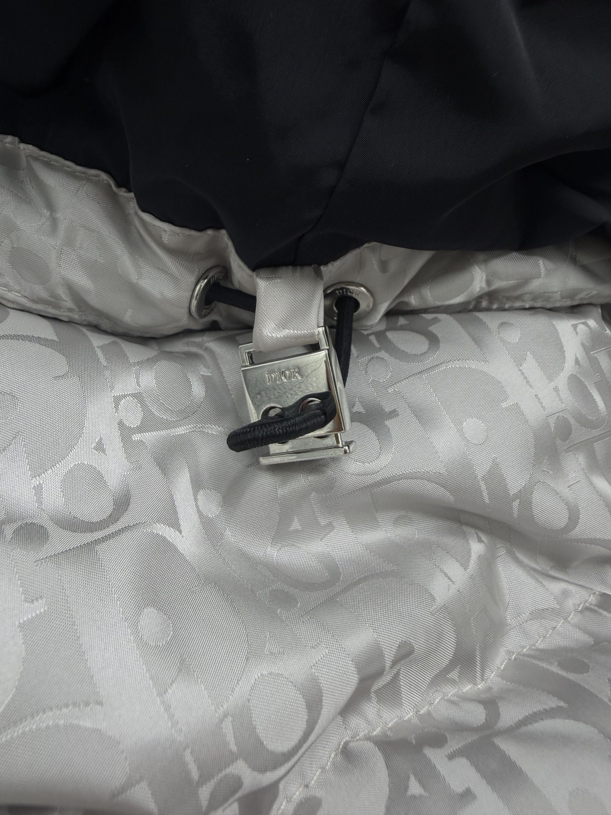 Dior Oblique Down Jacket - Silver
