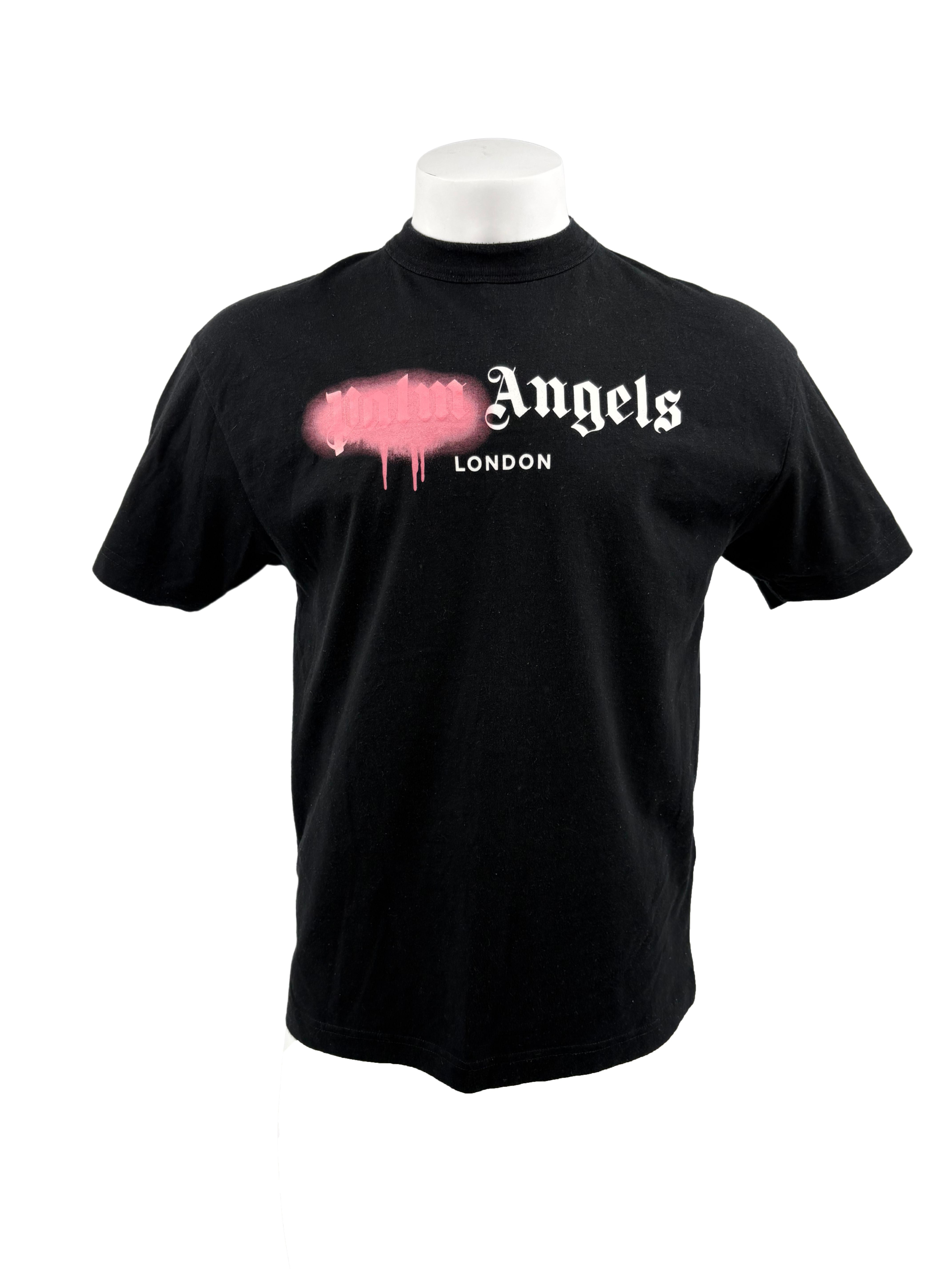 Palm Angels Spray London T-Shirt - Black Palm Angels