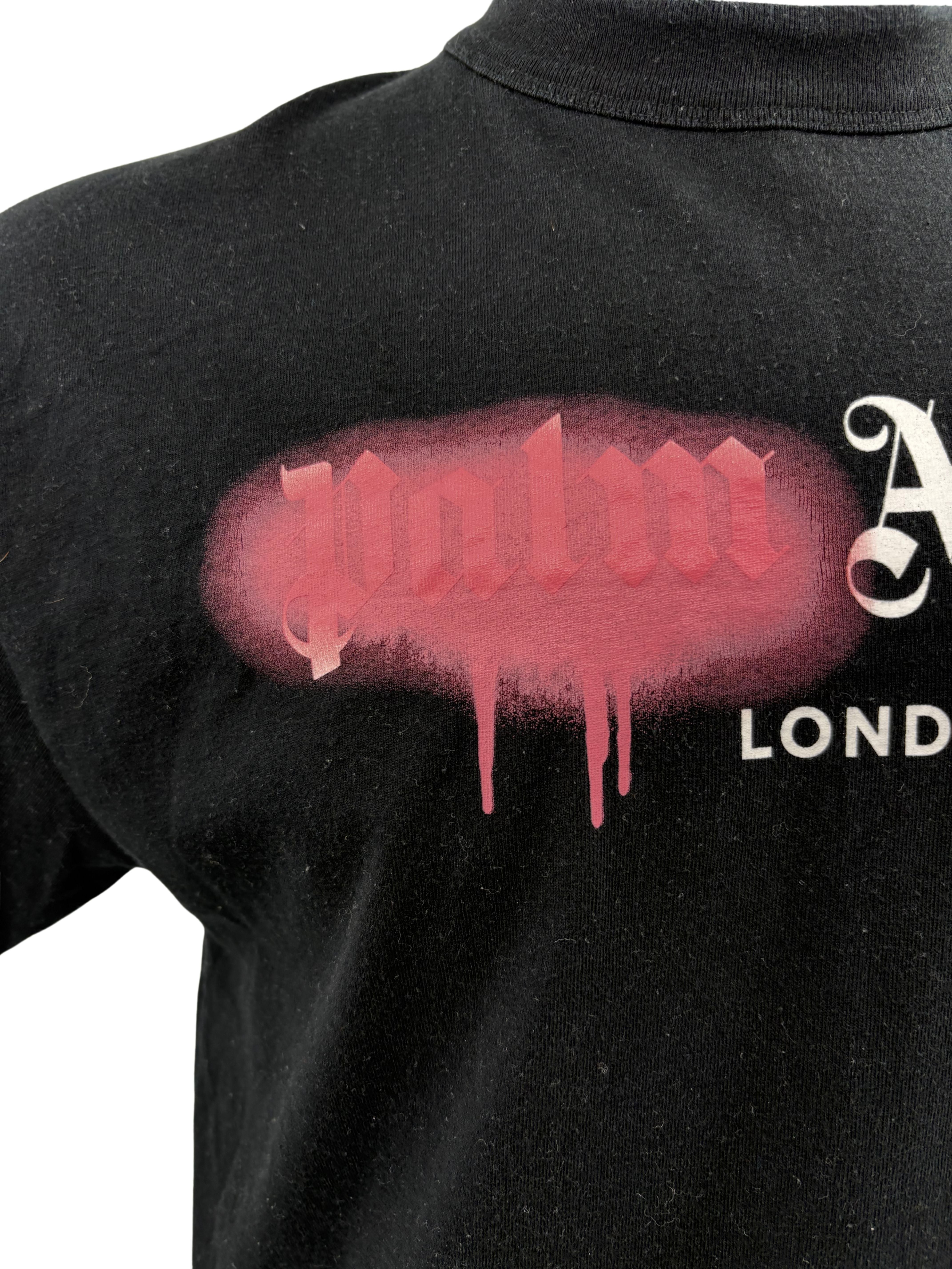 Palm Angels Spray London T-Shirt - Black Palm Angels