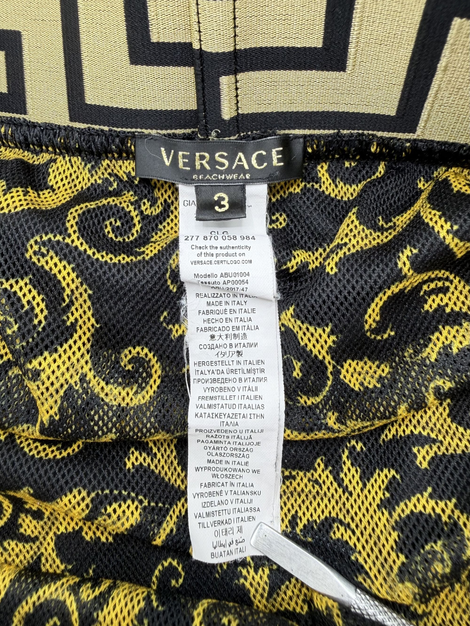 Versace Icon Swim Shorts - Black Versace