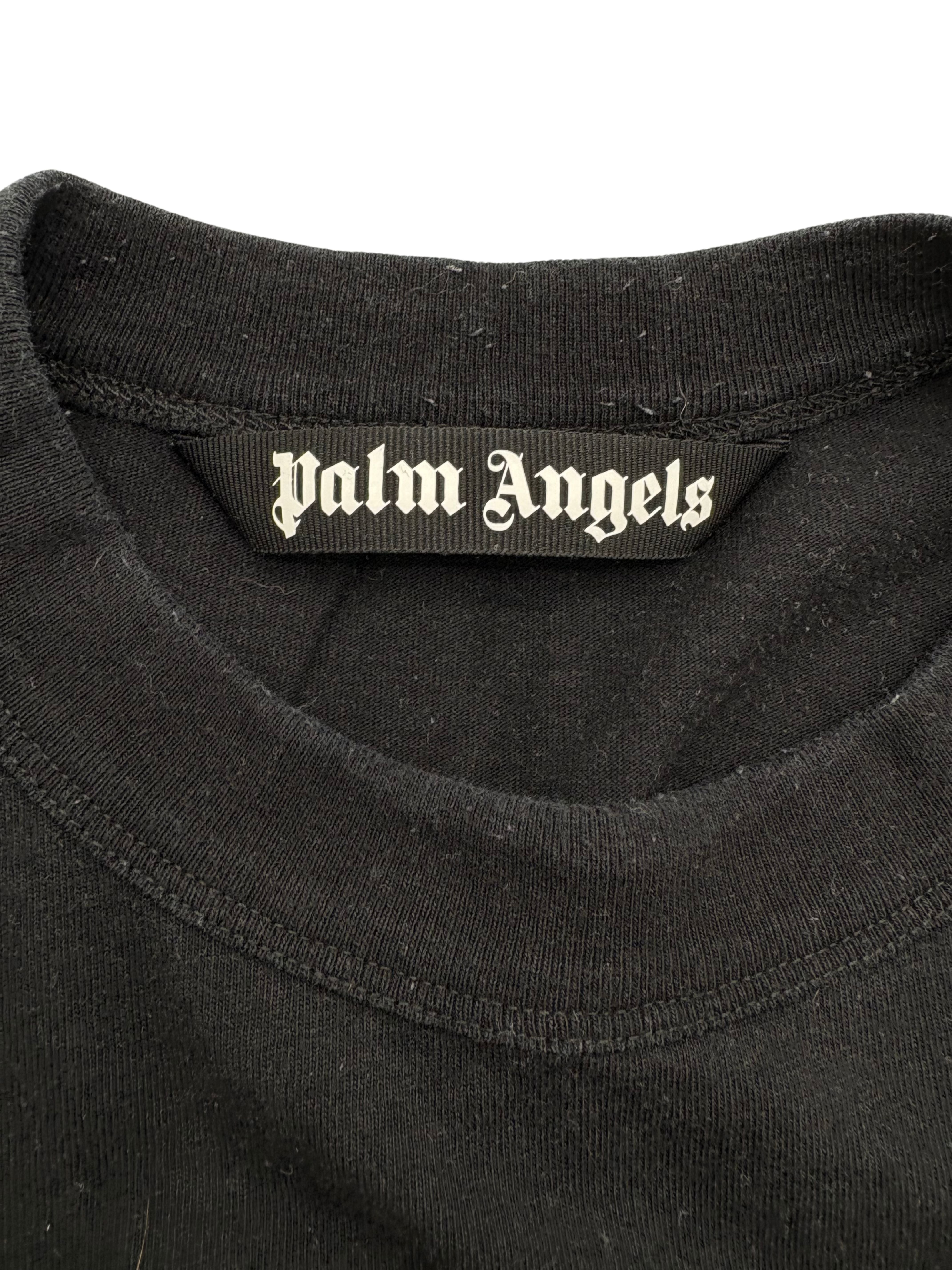 Palm Angels Spray London T-Shirt - Black Palm Angels