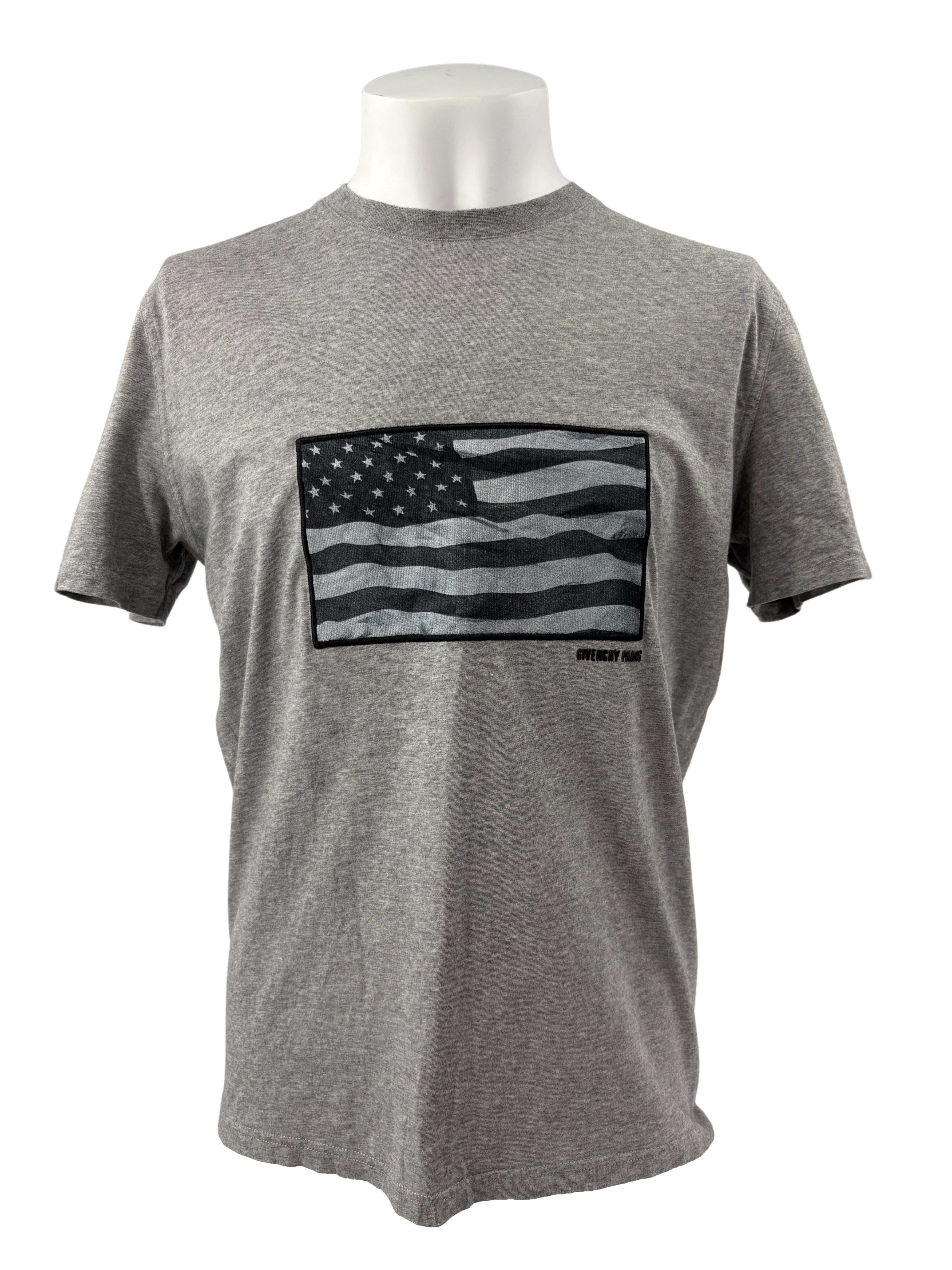 Givenchy USA Flag T-Shirt - Grey Givenchy