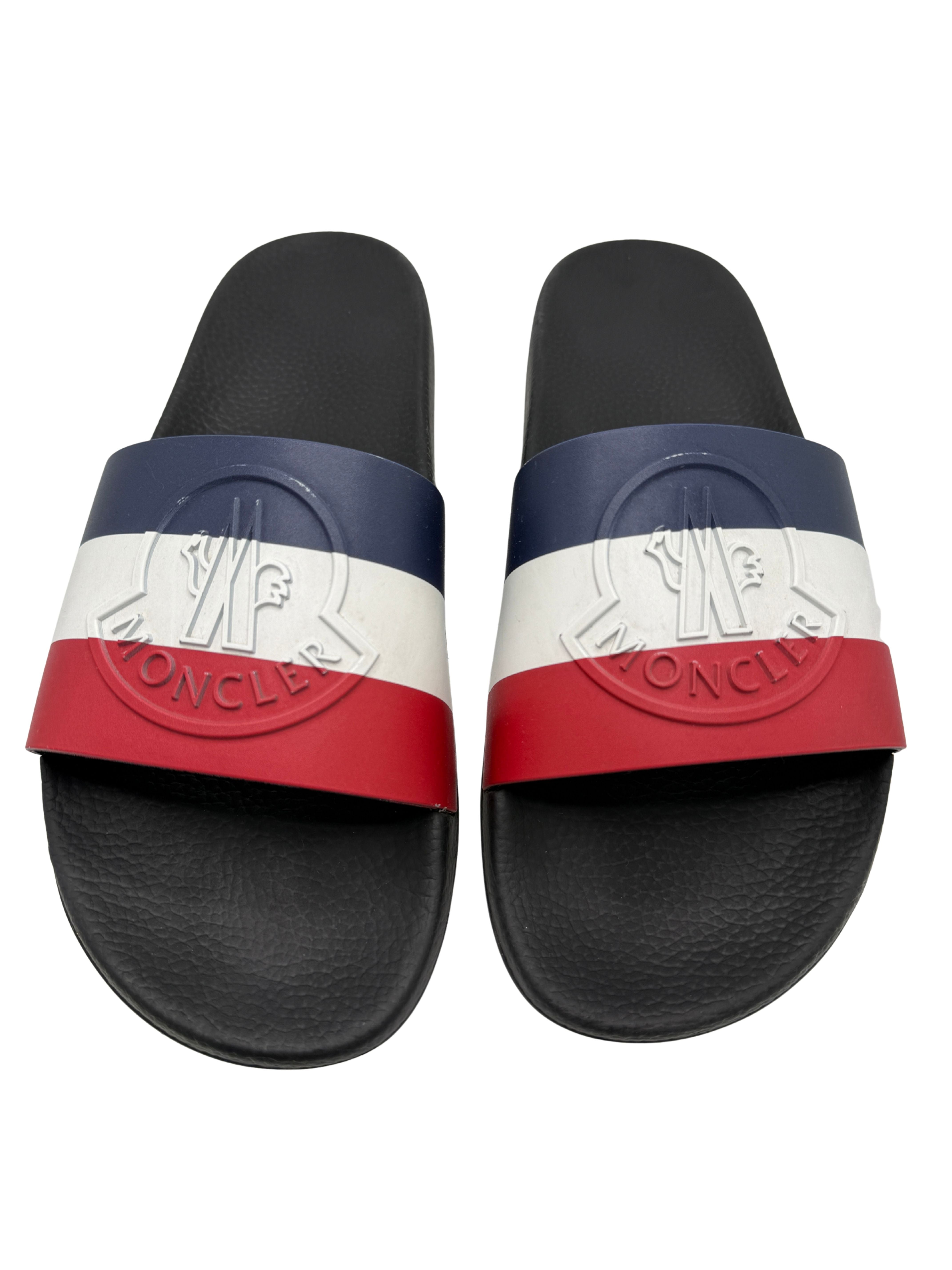 Moncler Basile Slides - Black