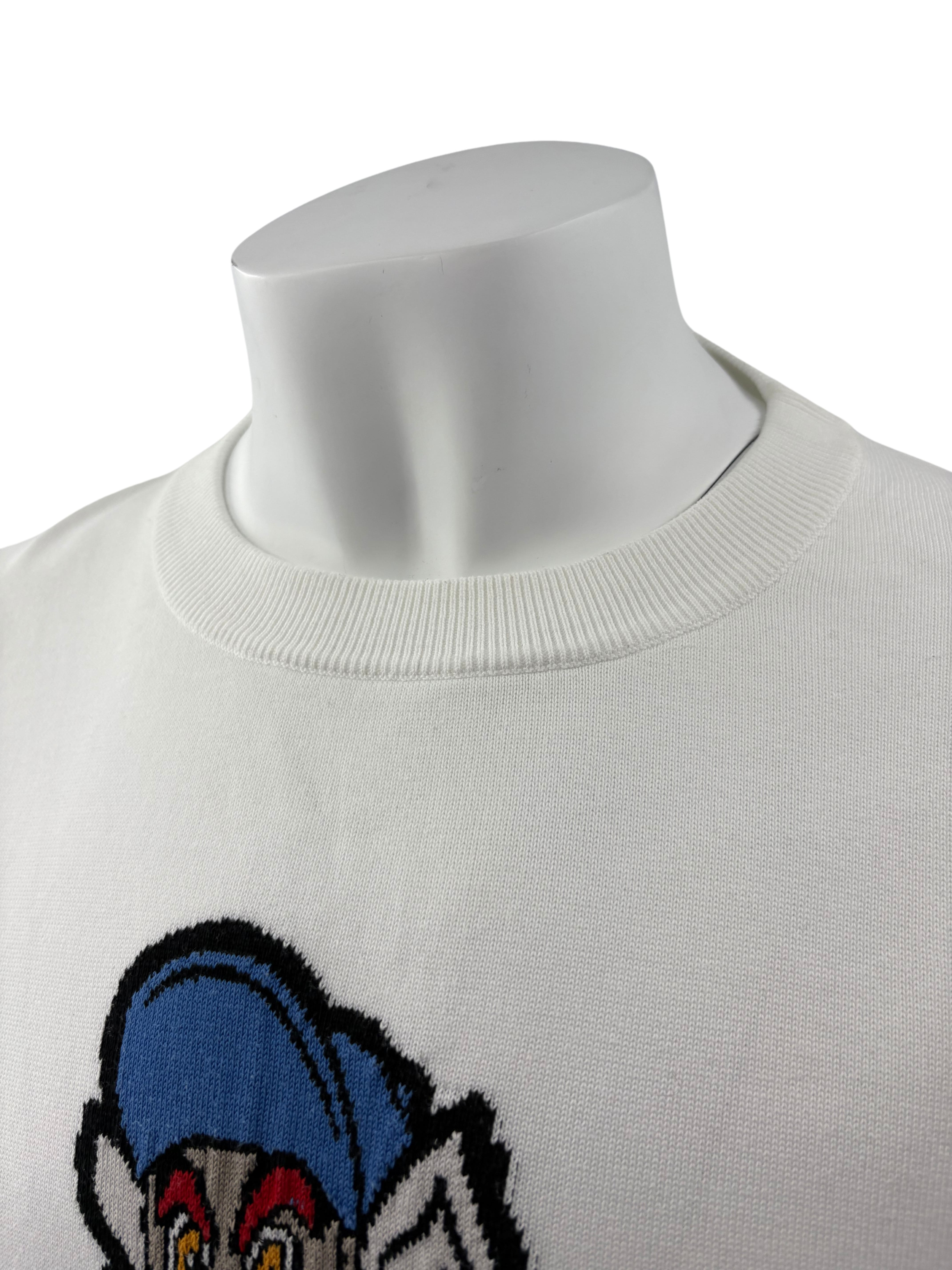 Louis Vuitton Graphic Short-Sleeved Knitwear - White