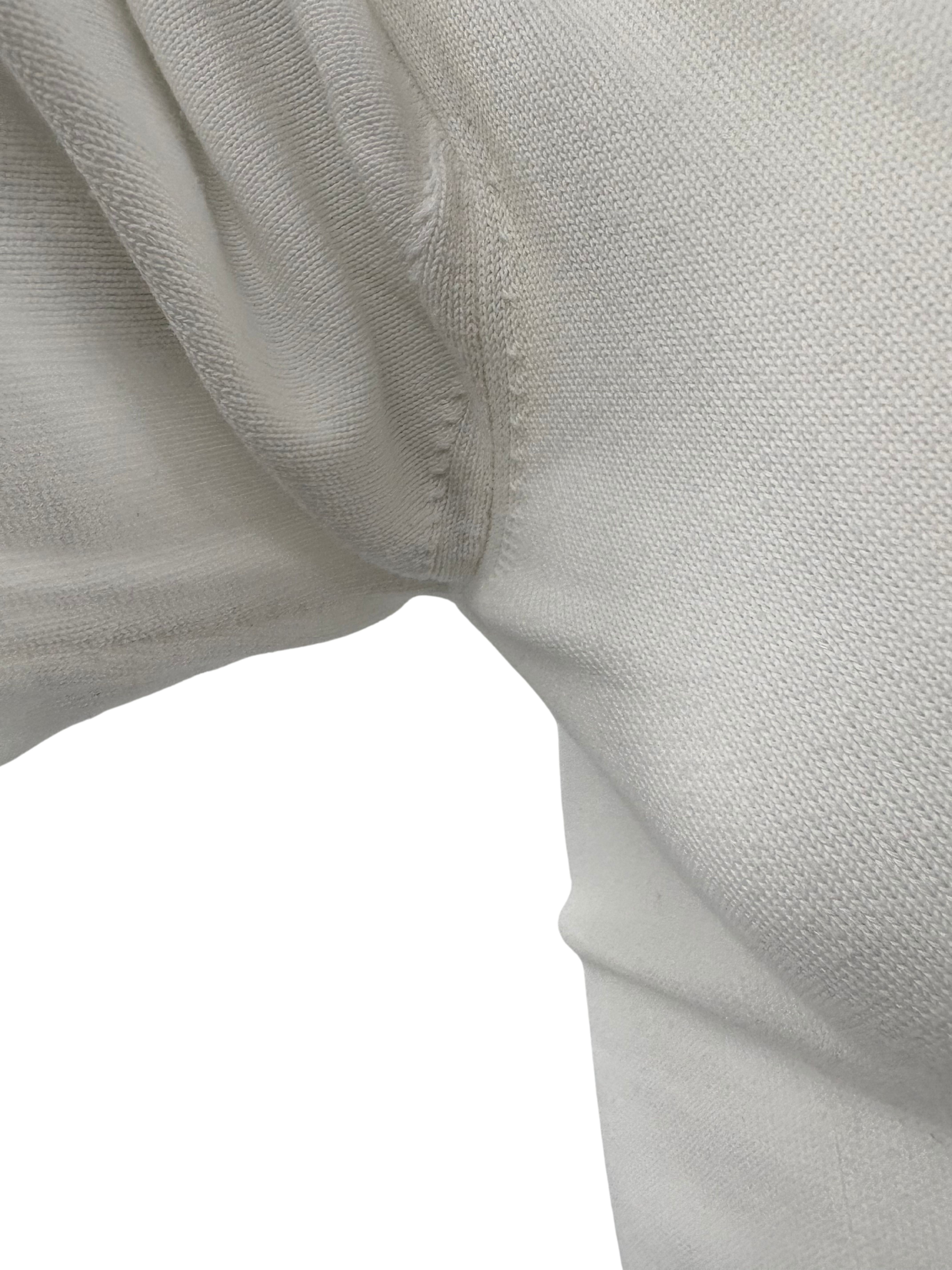 Louis Vuitton Graphic Short-Sleeved Knitwear - White