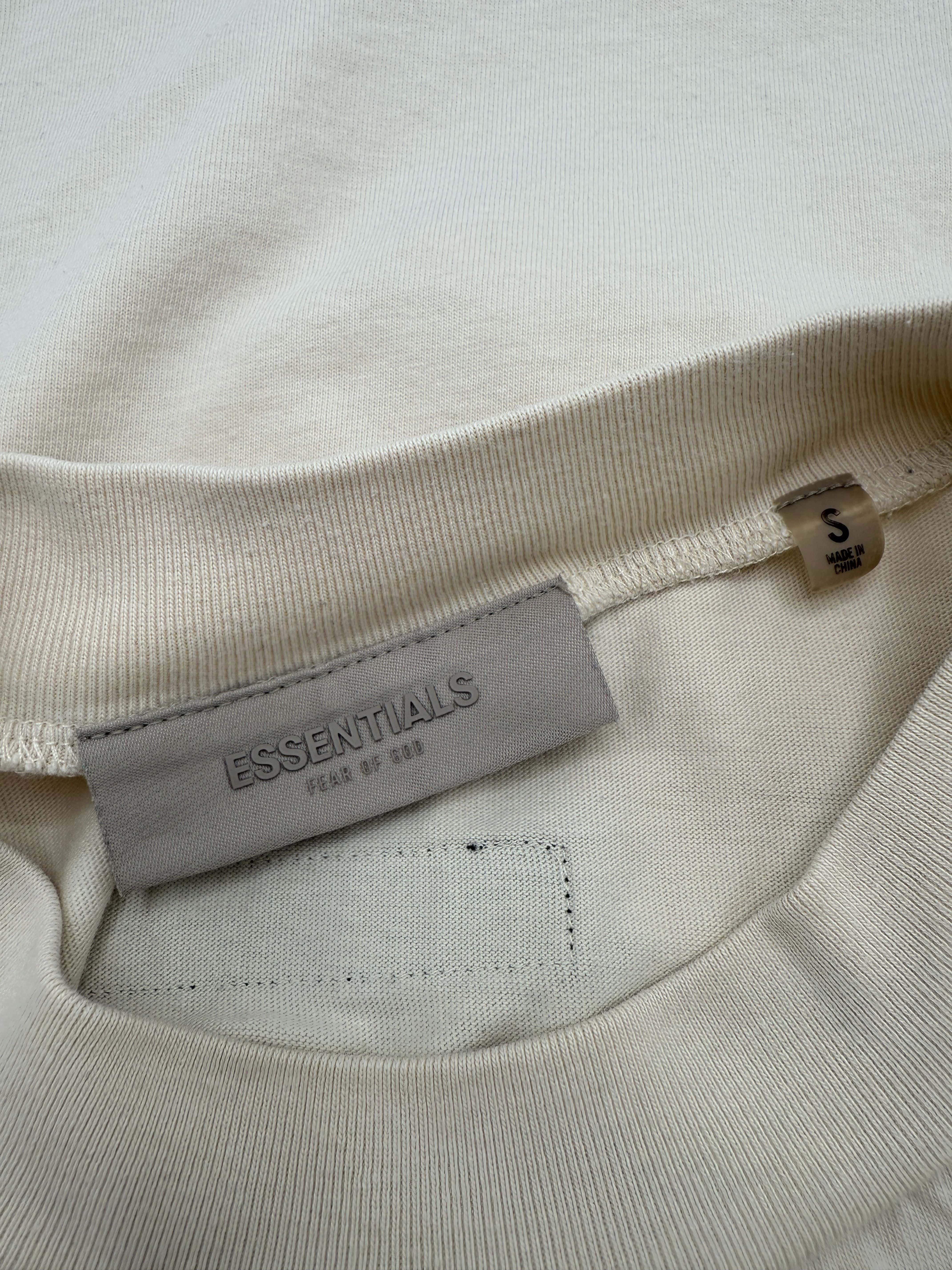 Essentials 3D Silicon Applique Boxy T-shirt - Beige Essentials
