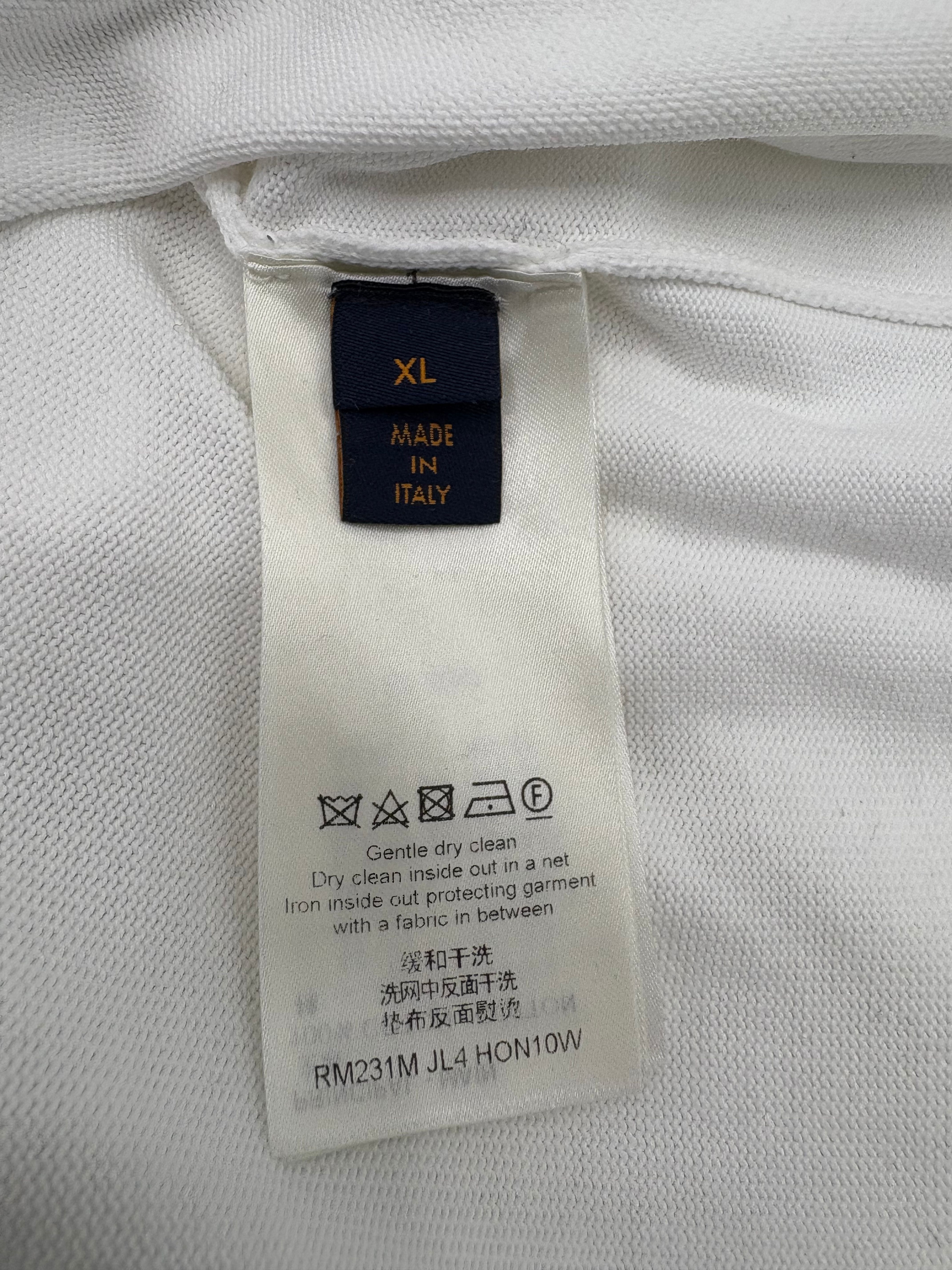 Louis Vuitton Graphic Short-Sleeved Knitwear - White