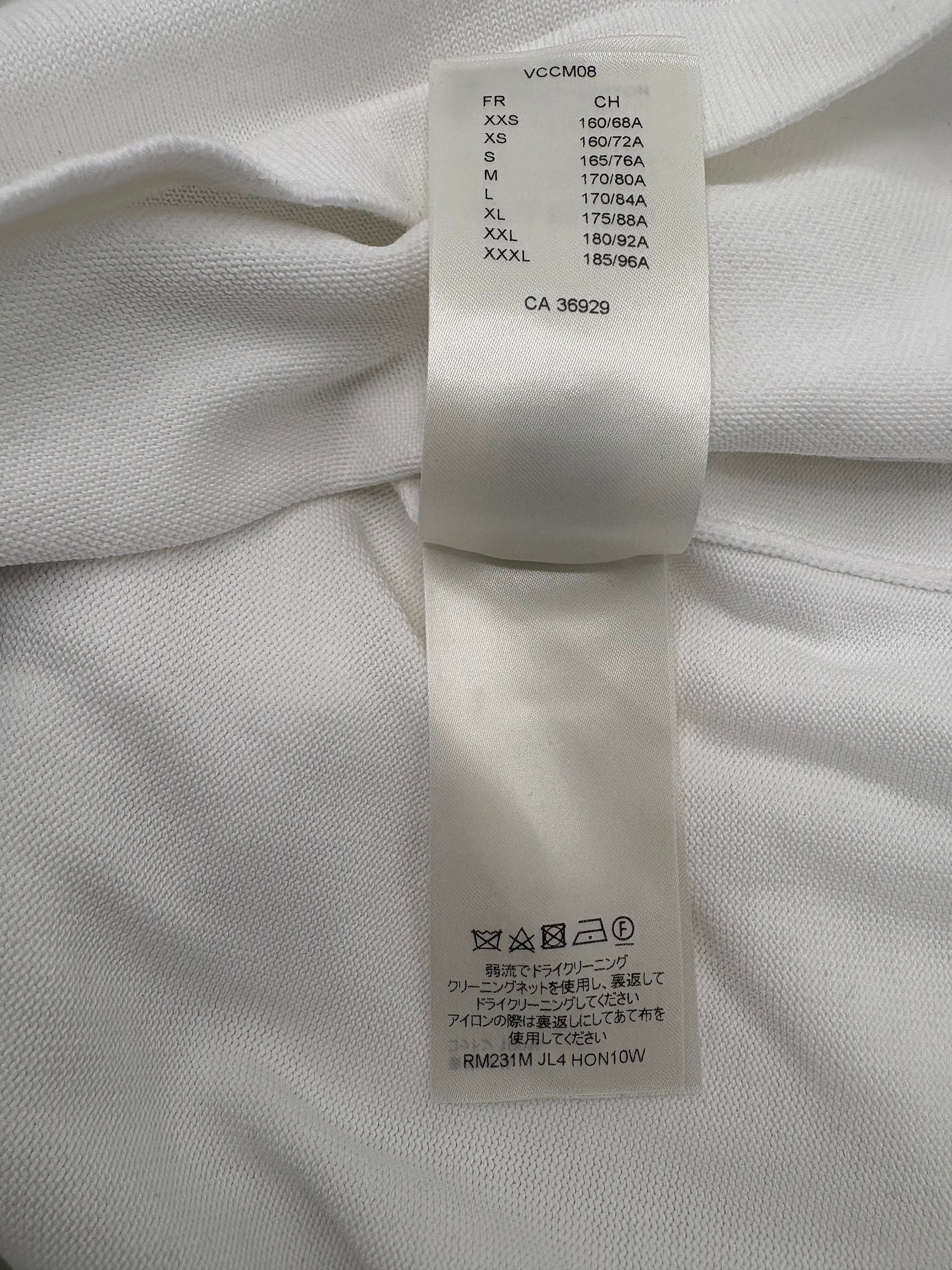 Louis Vuitton Graphic Short-Sleeved Knitwear - White