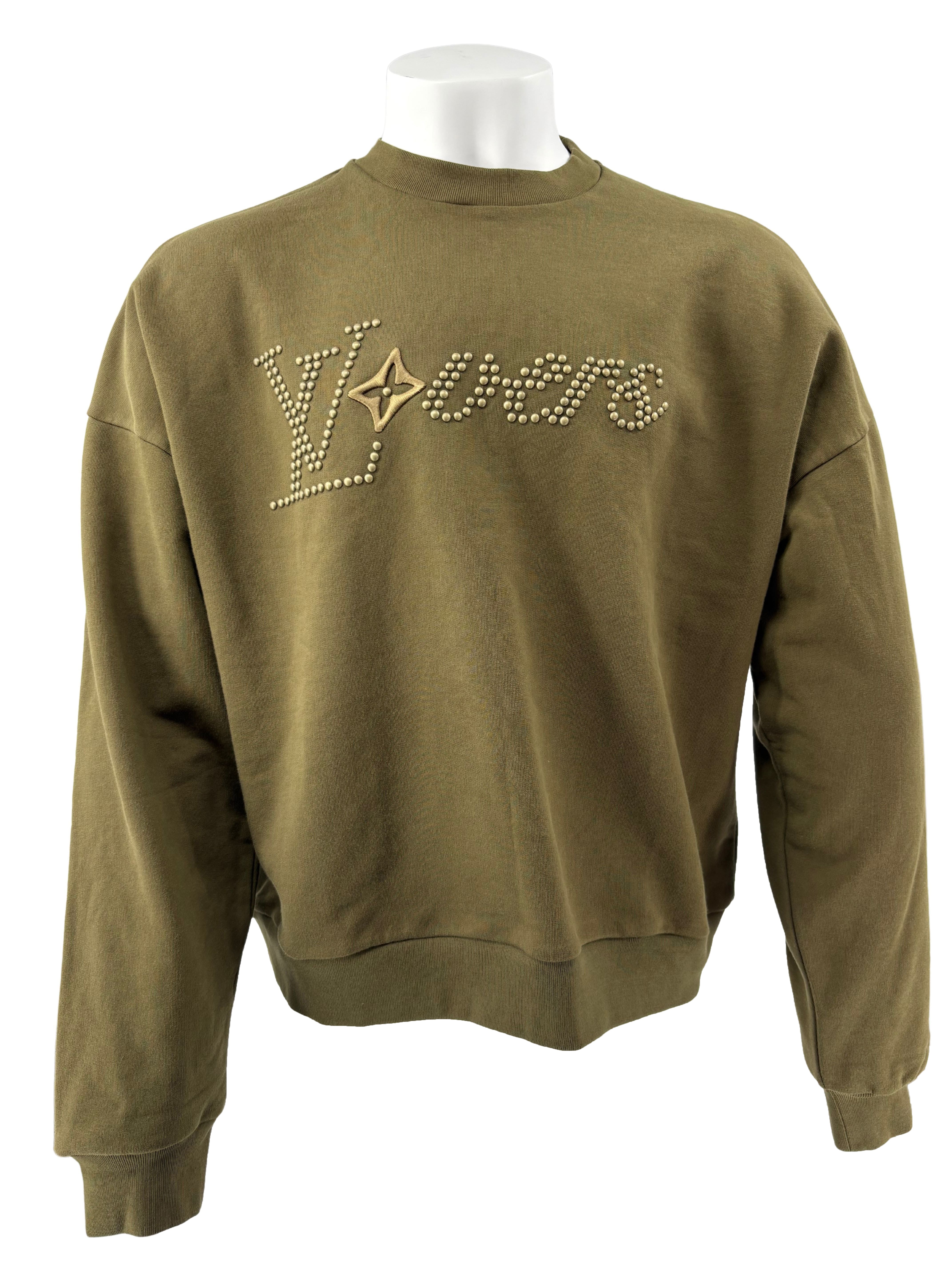 Louis Vuitton Lovers Signature Crewneck - Khaki (Unused) Louis Vuitton