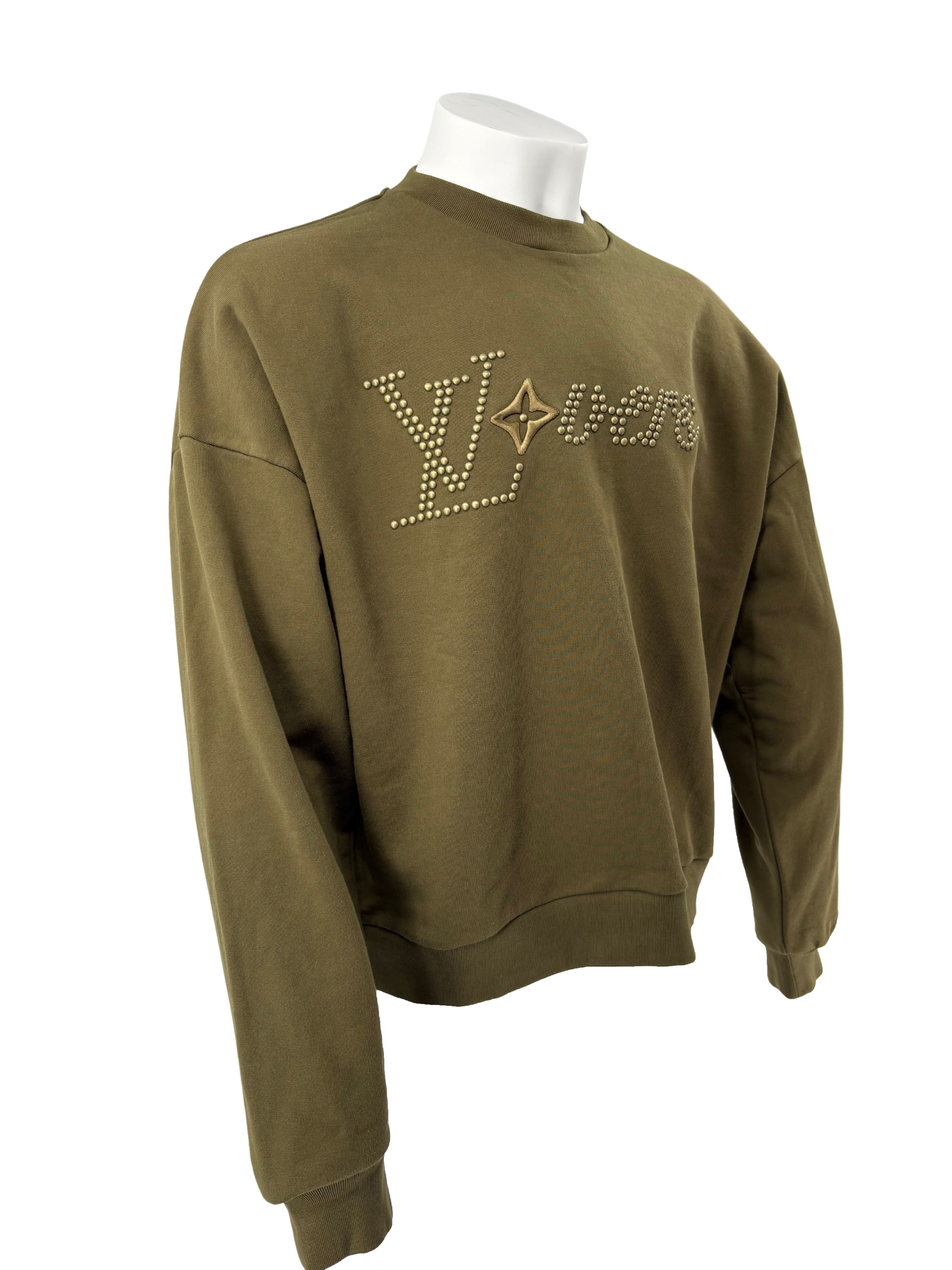 Louis Vuitton Lovers Signature Crewneck - Khaki (Unused) Louis Vuitton