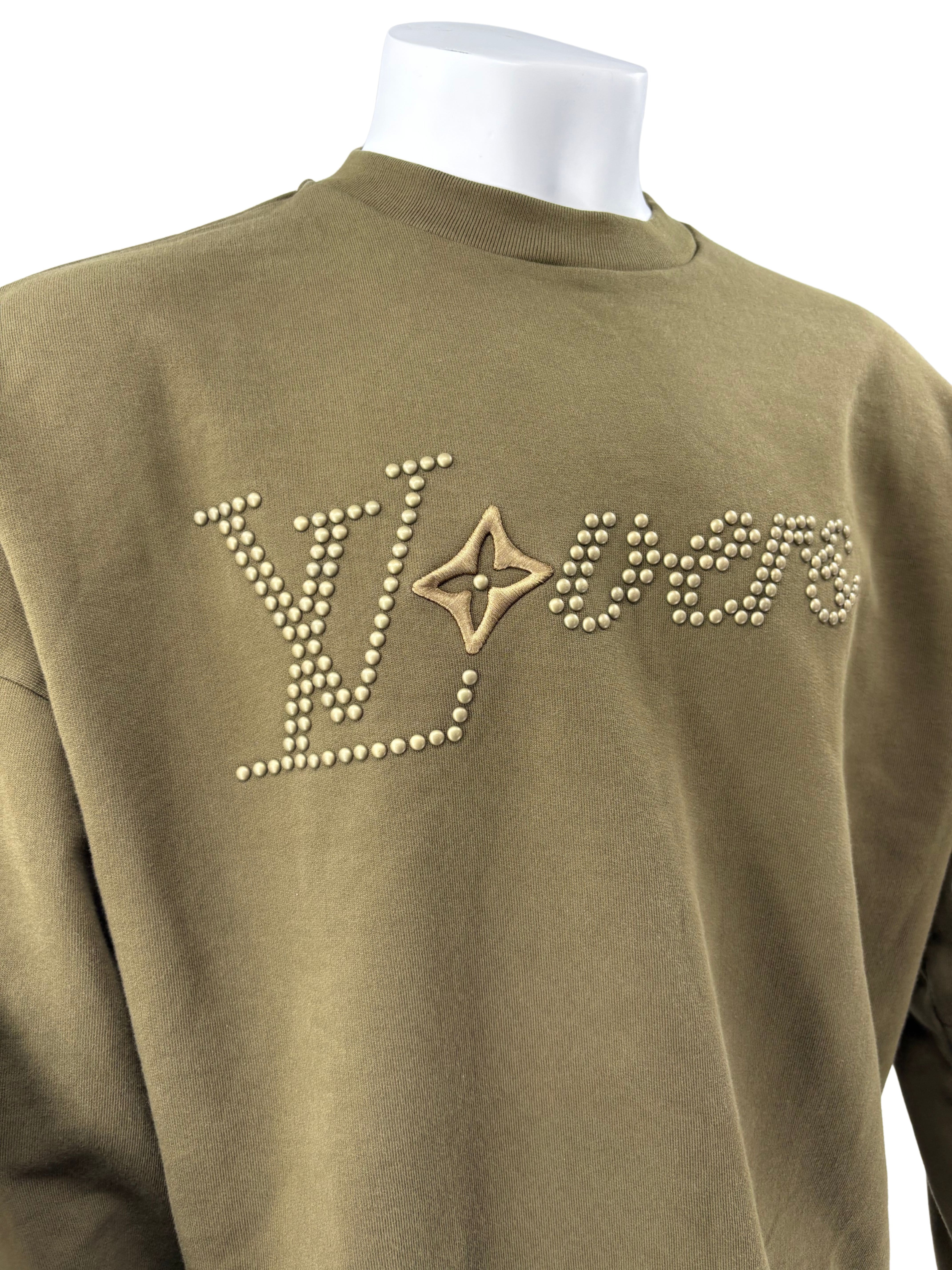 Louis Vuitton Lovers Signature Crewneck - Khaki (Unused) Louis Vuitton