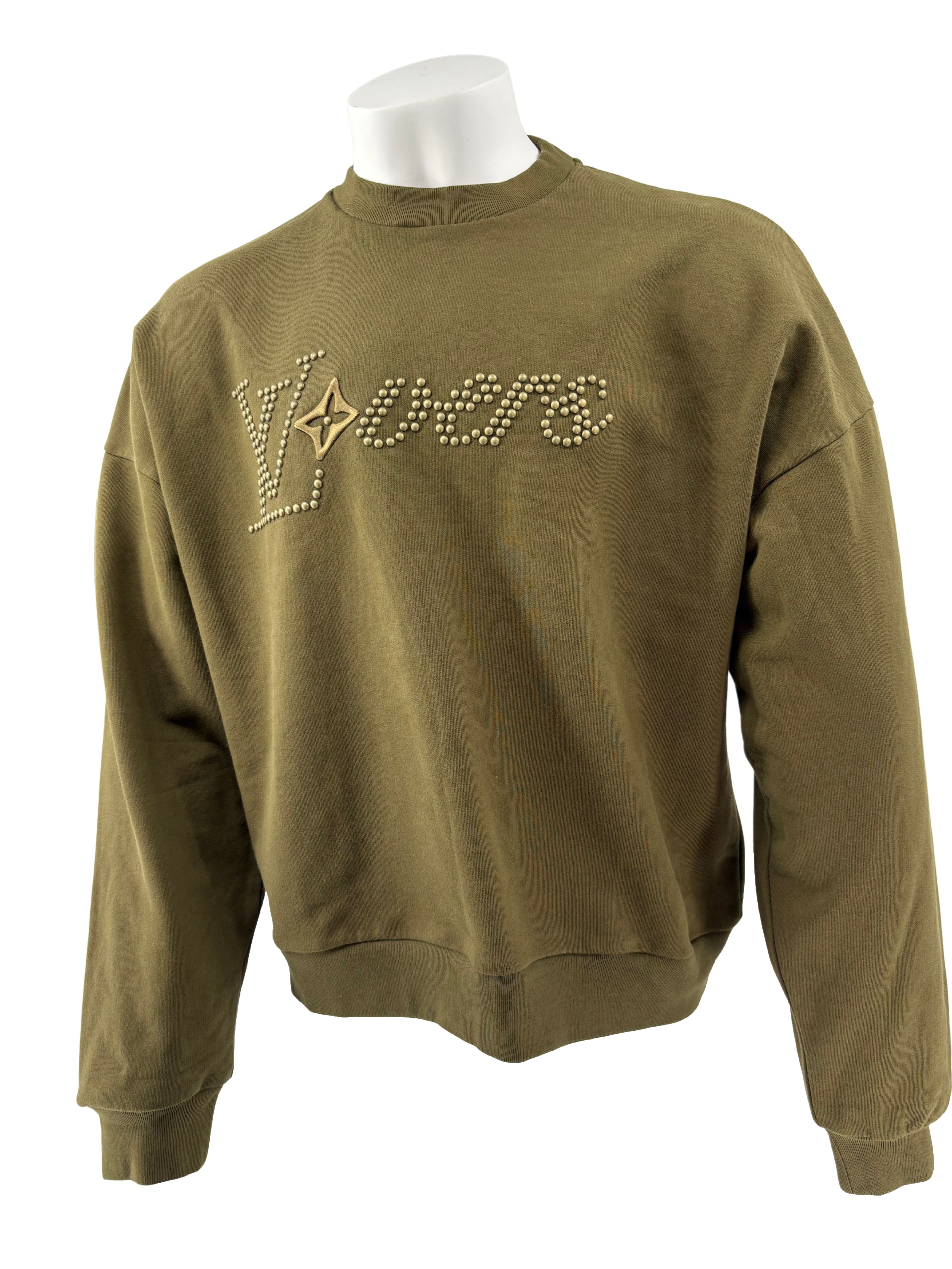 Louis Vuitton Lovers Signature Crewneck - Khaki (Unused) Louis Vuitton