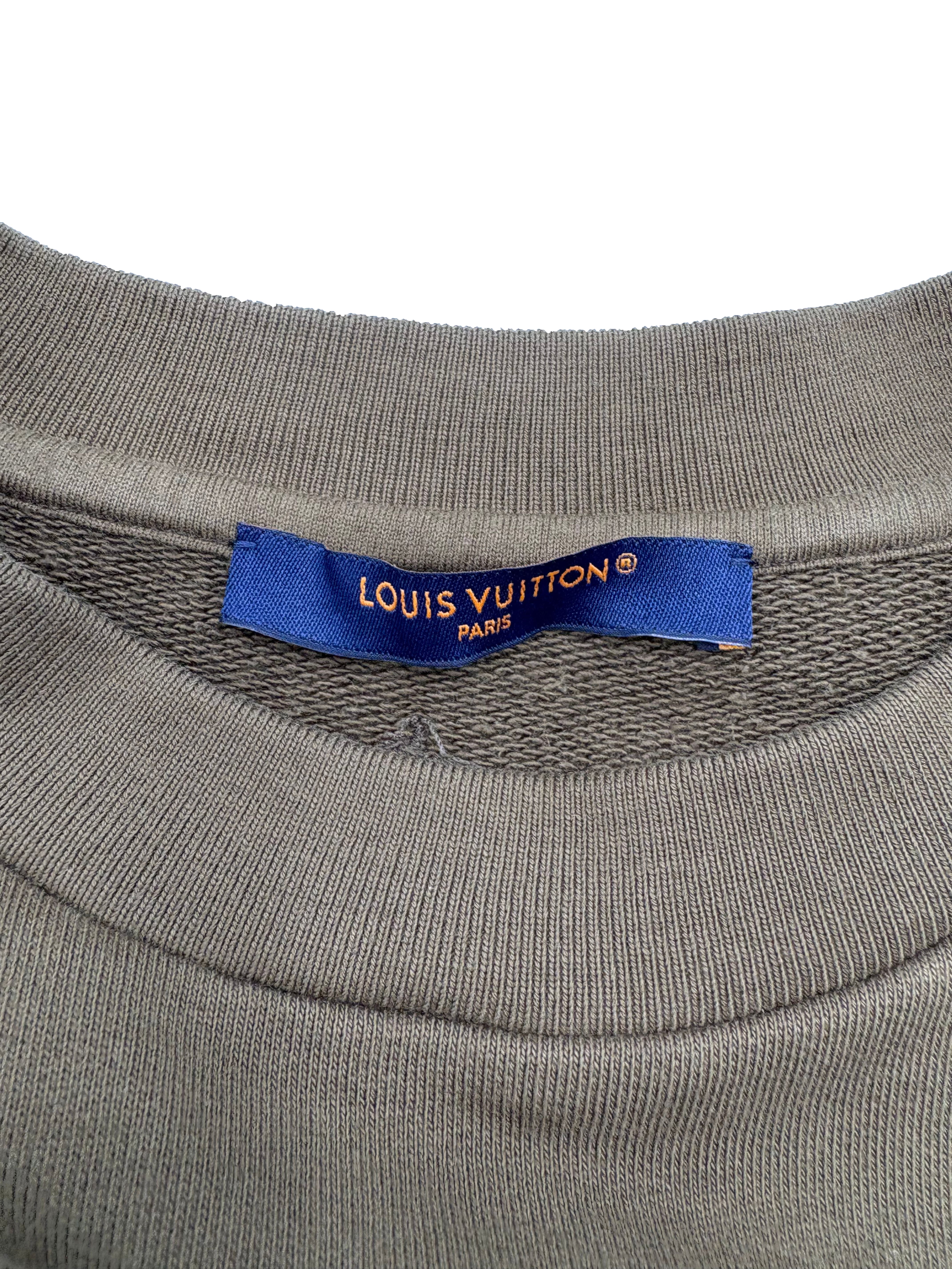Louis Vuitton Lovers Signature Crewneck - Khaki (Unused) Louis Vuitton