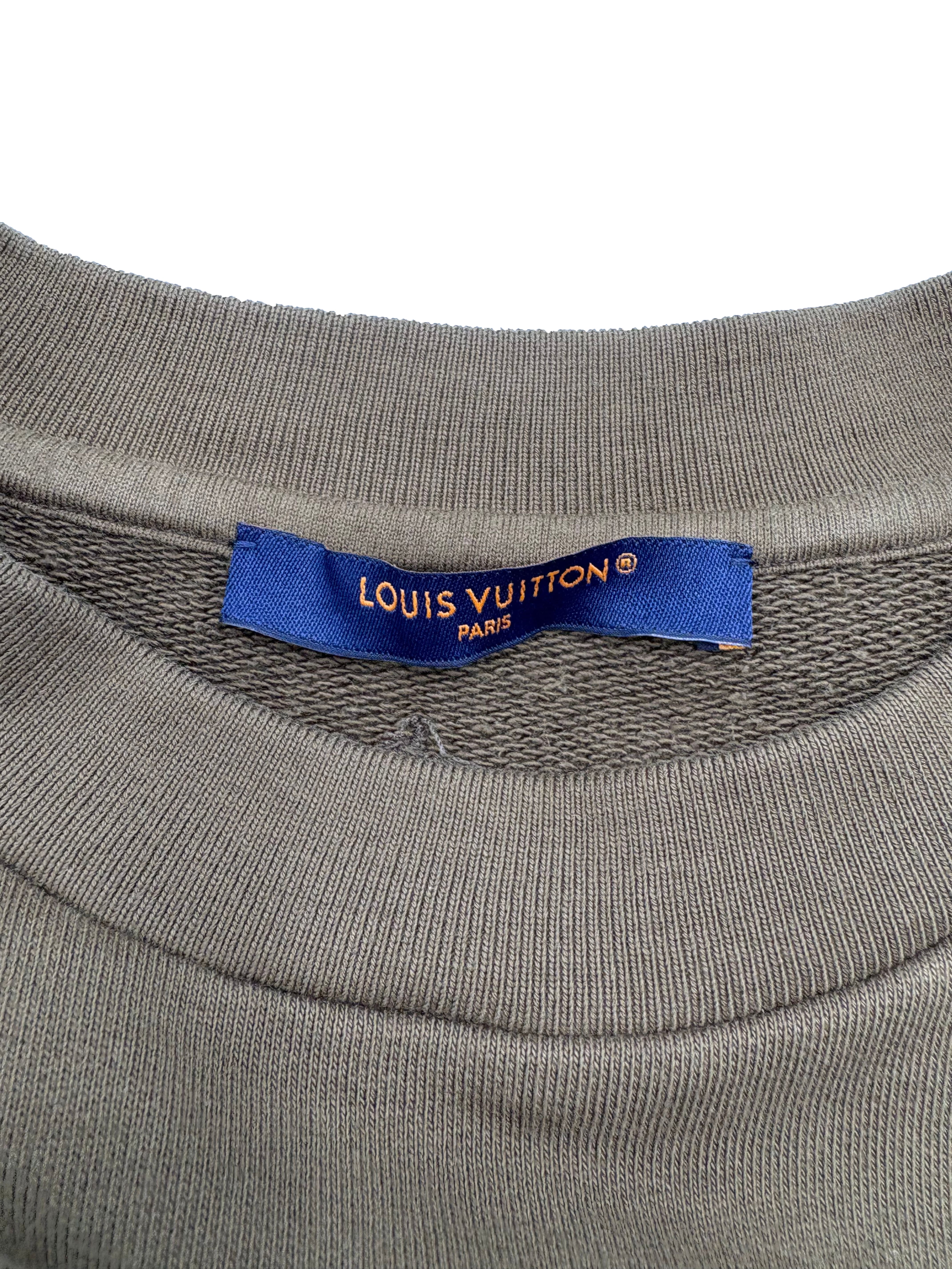 Louis Vuitton Lovers Signature Crewneck - Khaki (Unused) Louis Vuitton