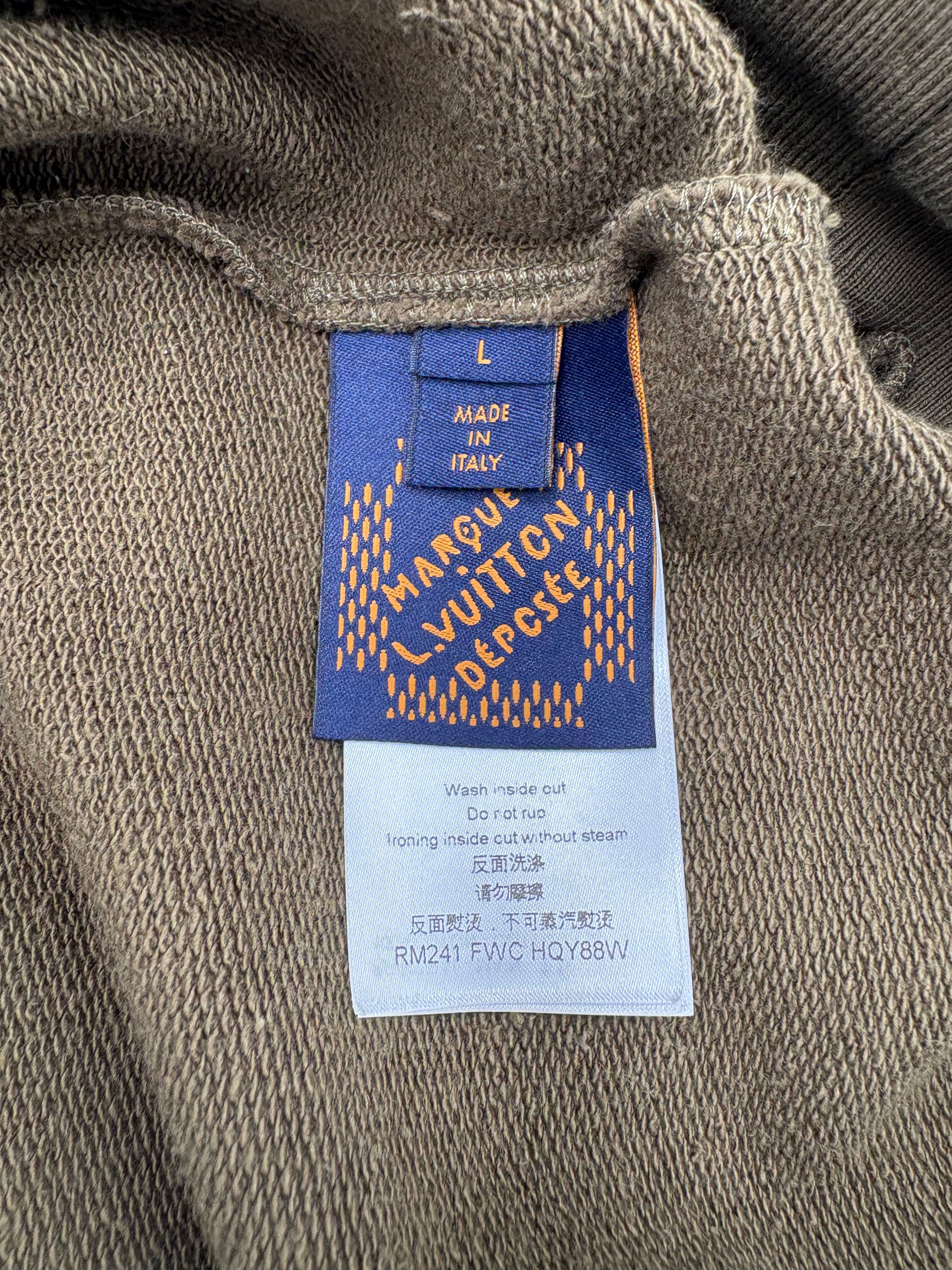 Louis Vuitton Lovers Signature Crewneck - Khaki (Unused) Louis Vuitton