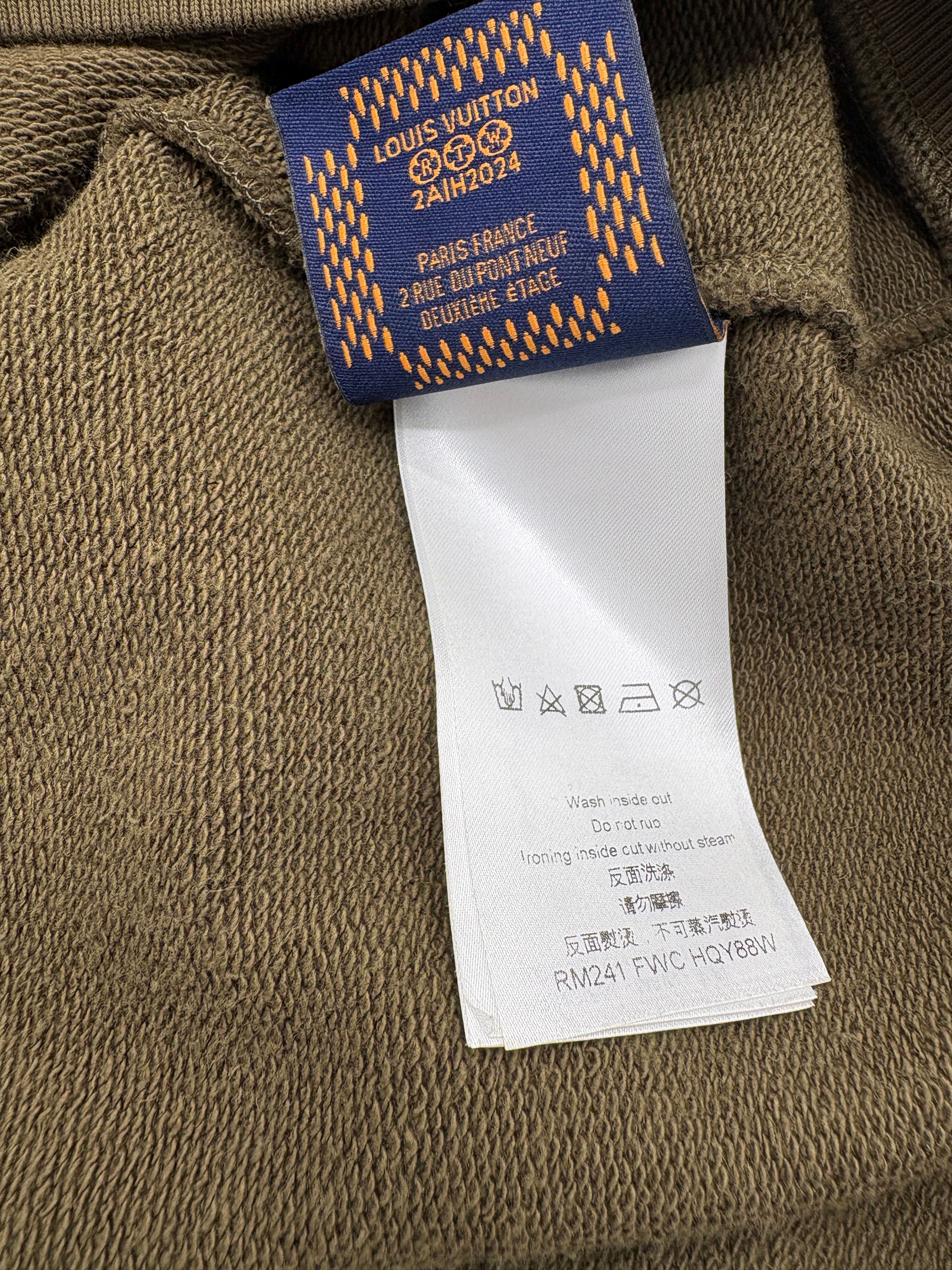 Louis Vuitton Lovers Signature Crewneck - Khaki (Unused) Louis Vuitton