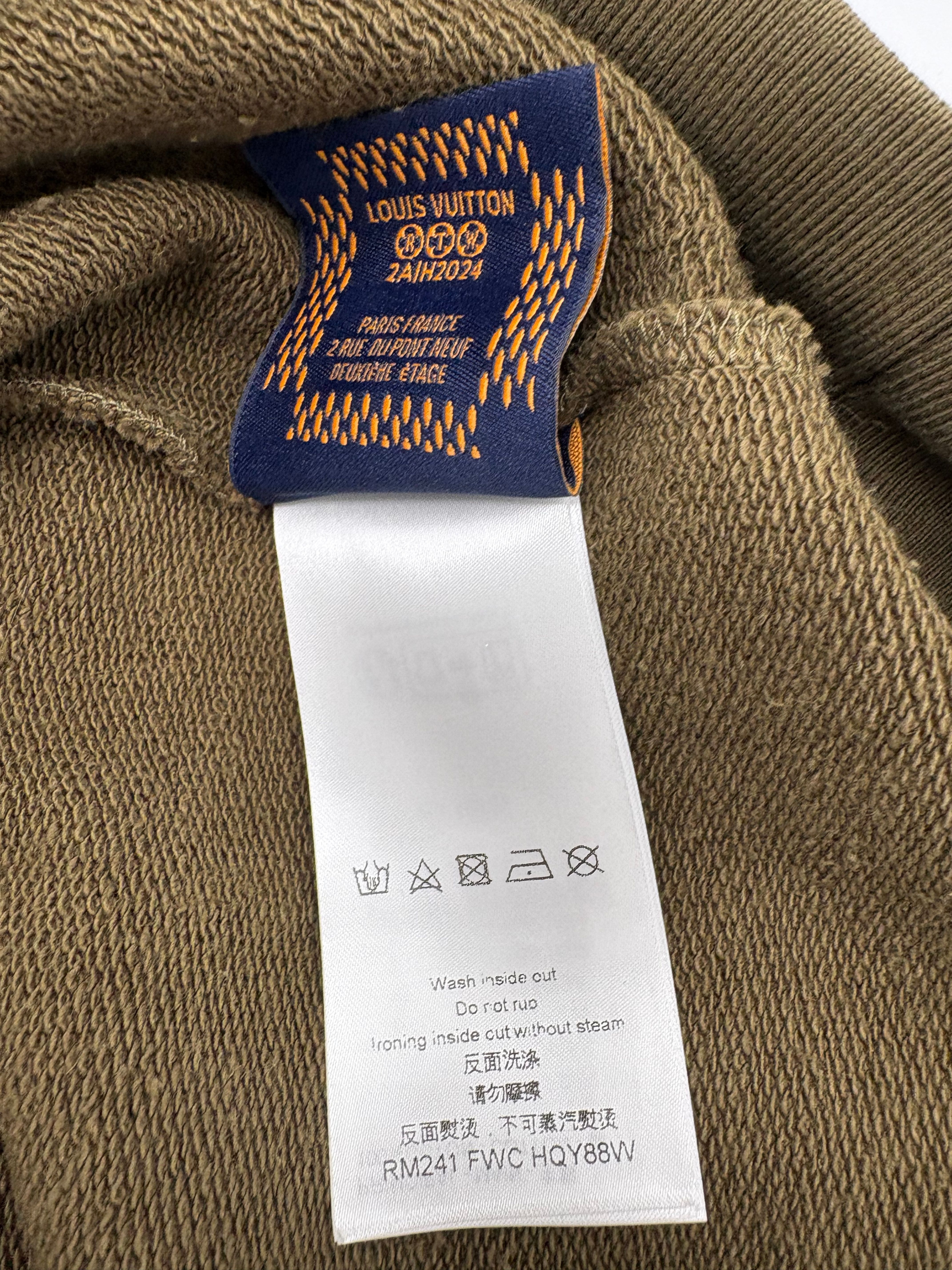 Louis Vuitton Lovers Signature Crewneck - Khaki (Unused) Louis Vuitton
