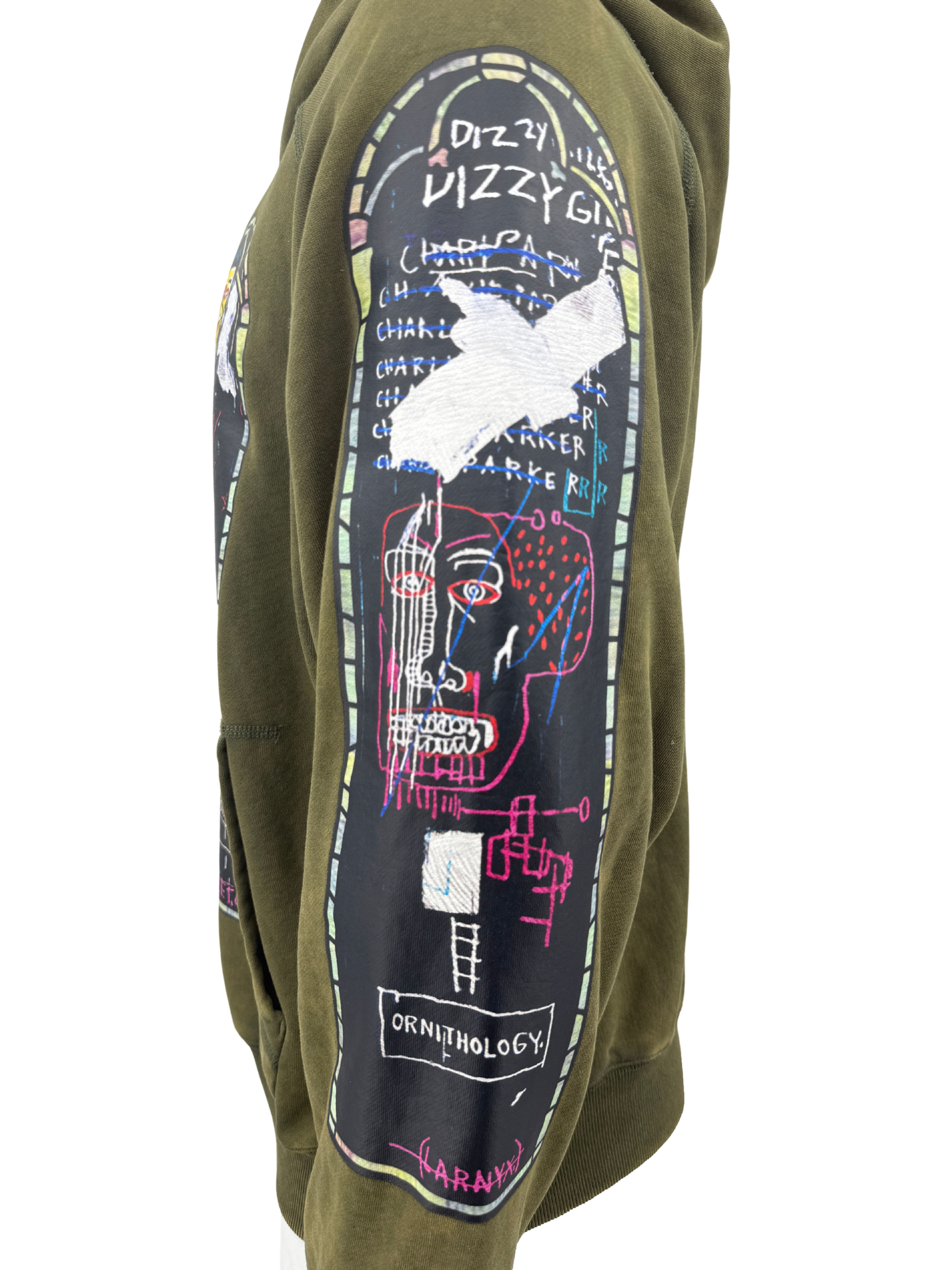 Who Decides War x Jean-Michel Basquiat x H&M Hoodie - Khaki