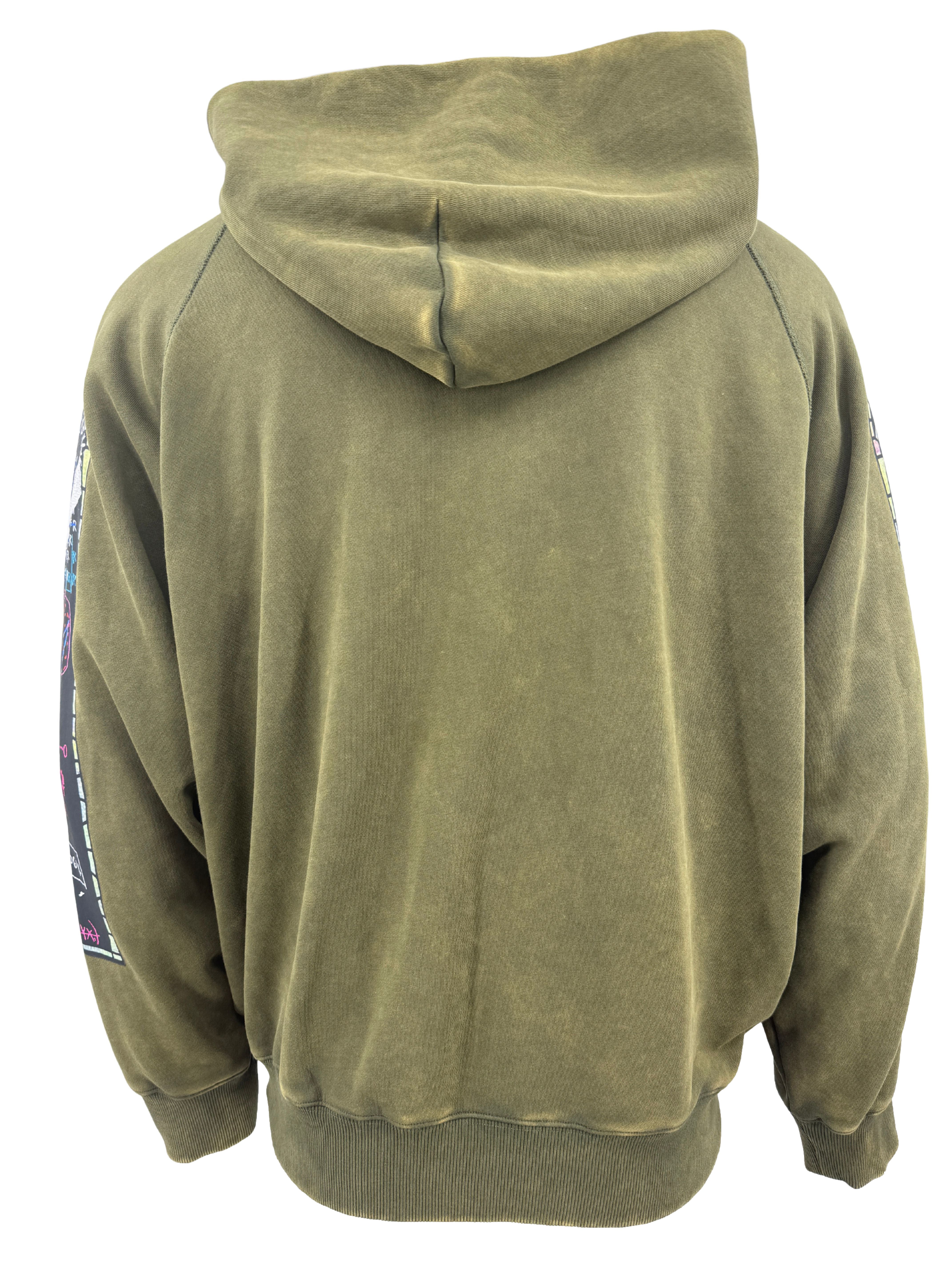 Who Decides War x Jean-Michel Basquiat x H&M Hoodie - Khaki