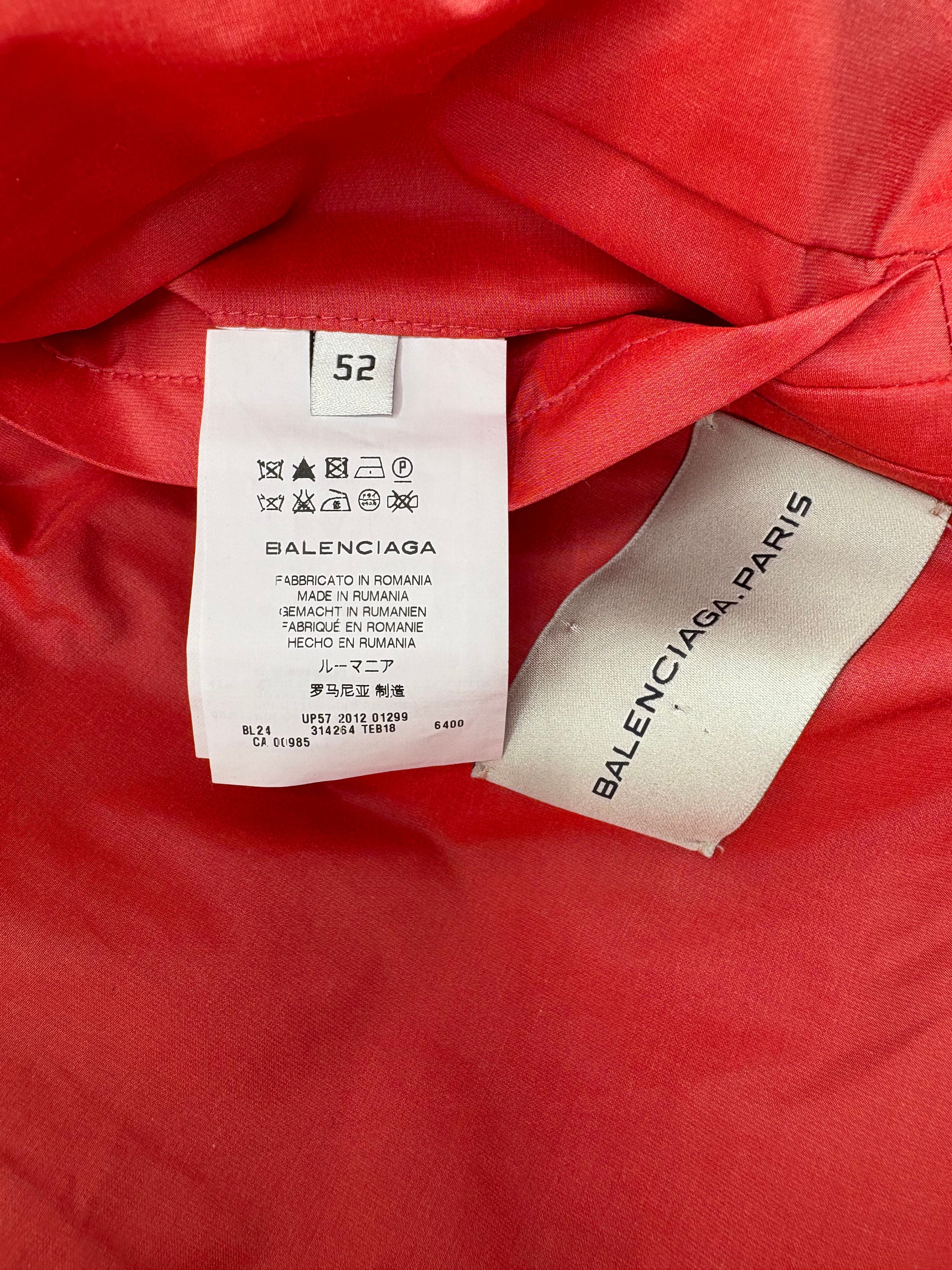 WOMEN'S - Balenciaga Lightweight Bomber Jacket - Red