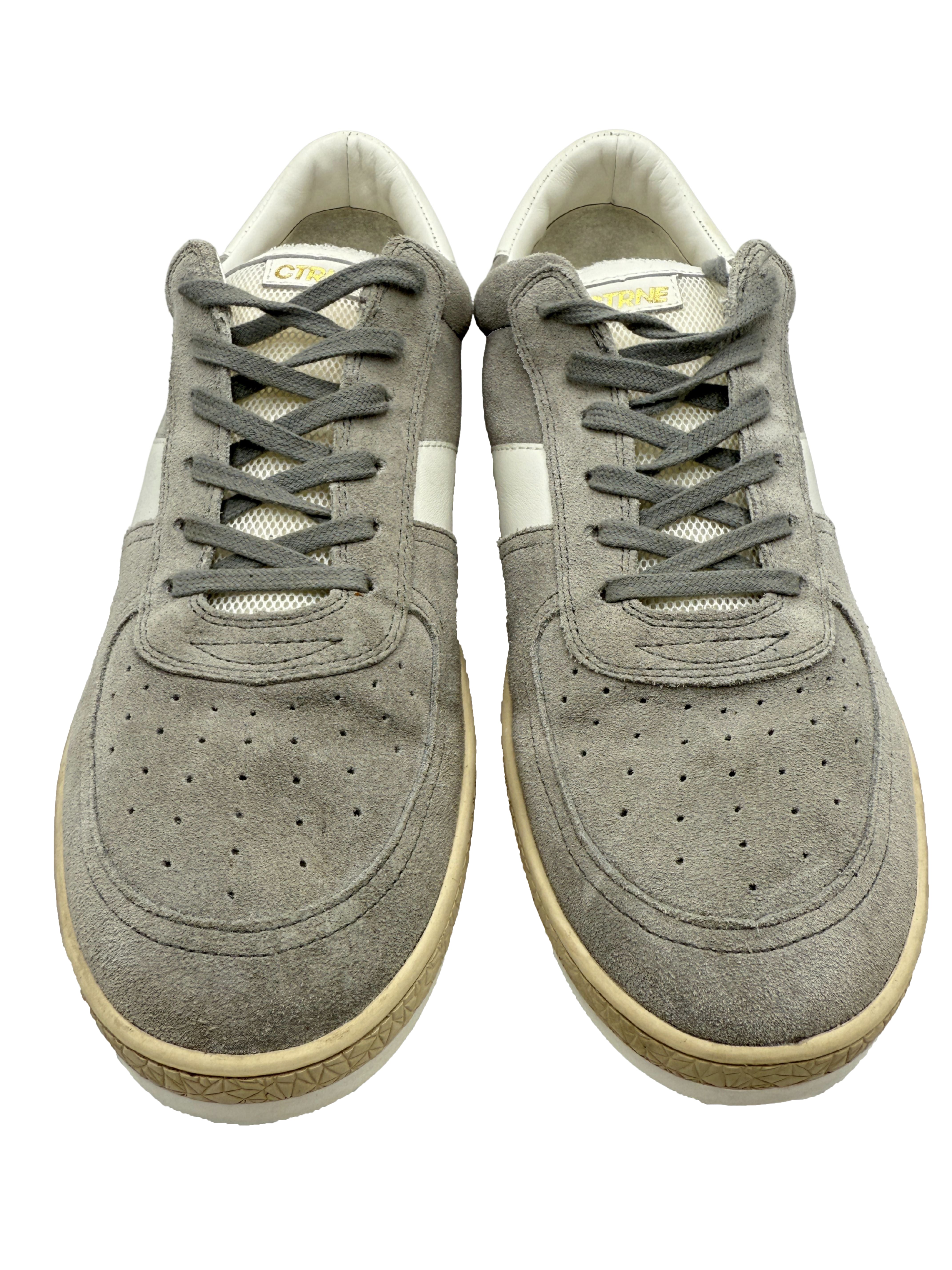 CTRNE Geode Suede Low Top Sneakers - Grey CTRNE