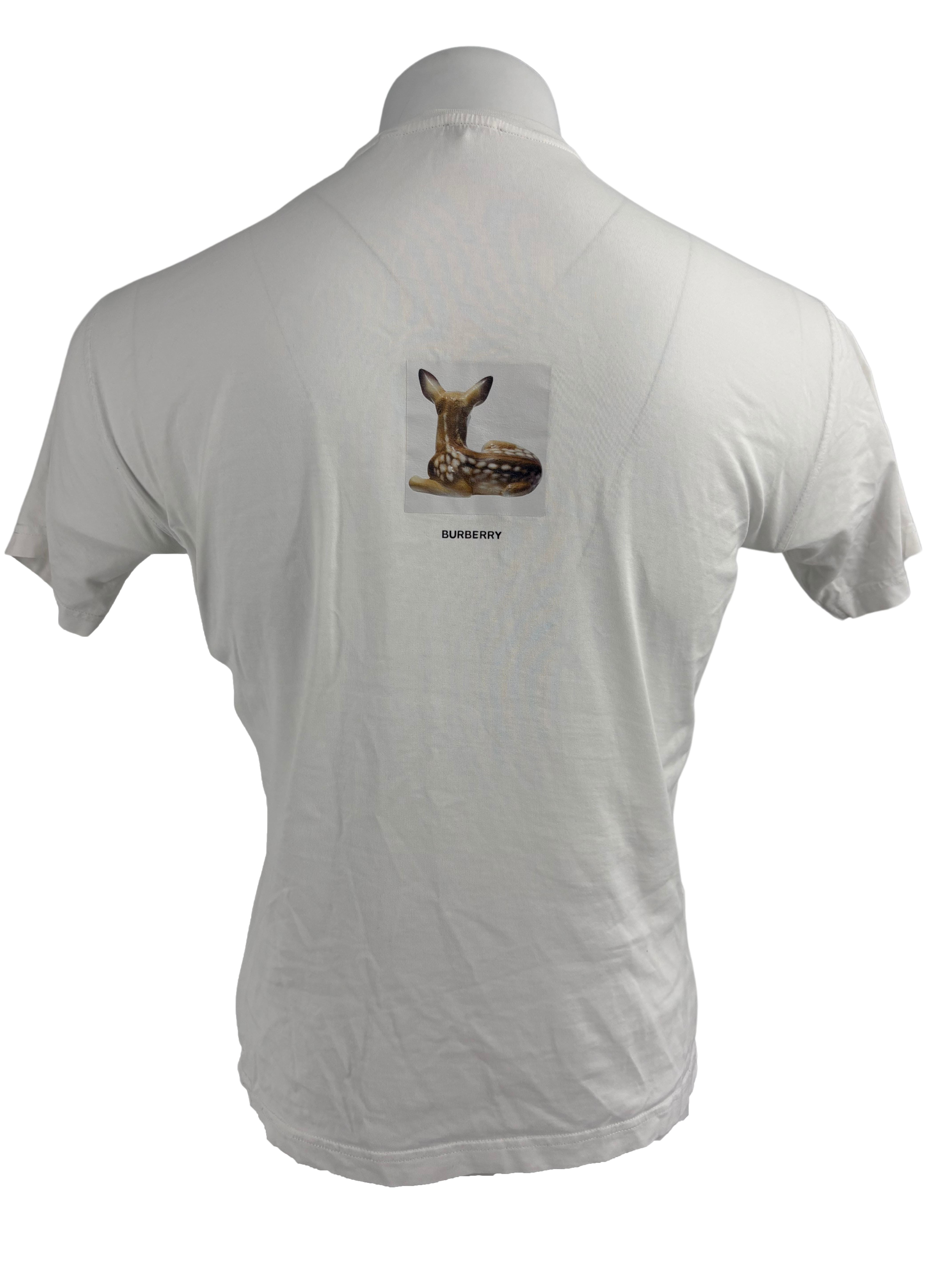 Burberry Deer T-Shirt - White Burberry