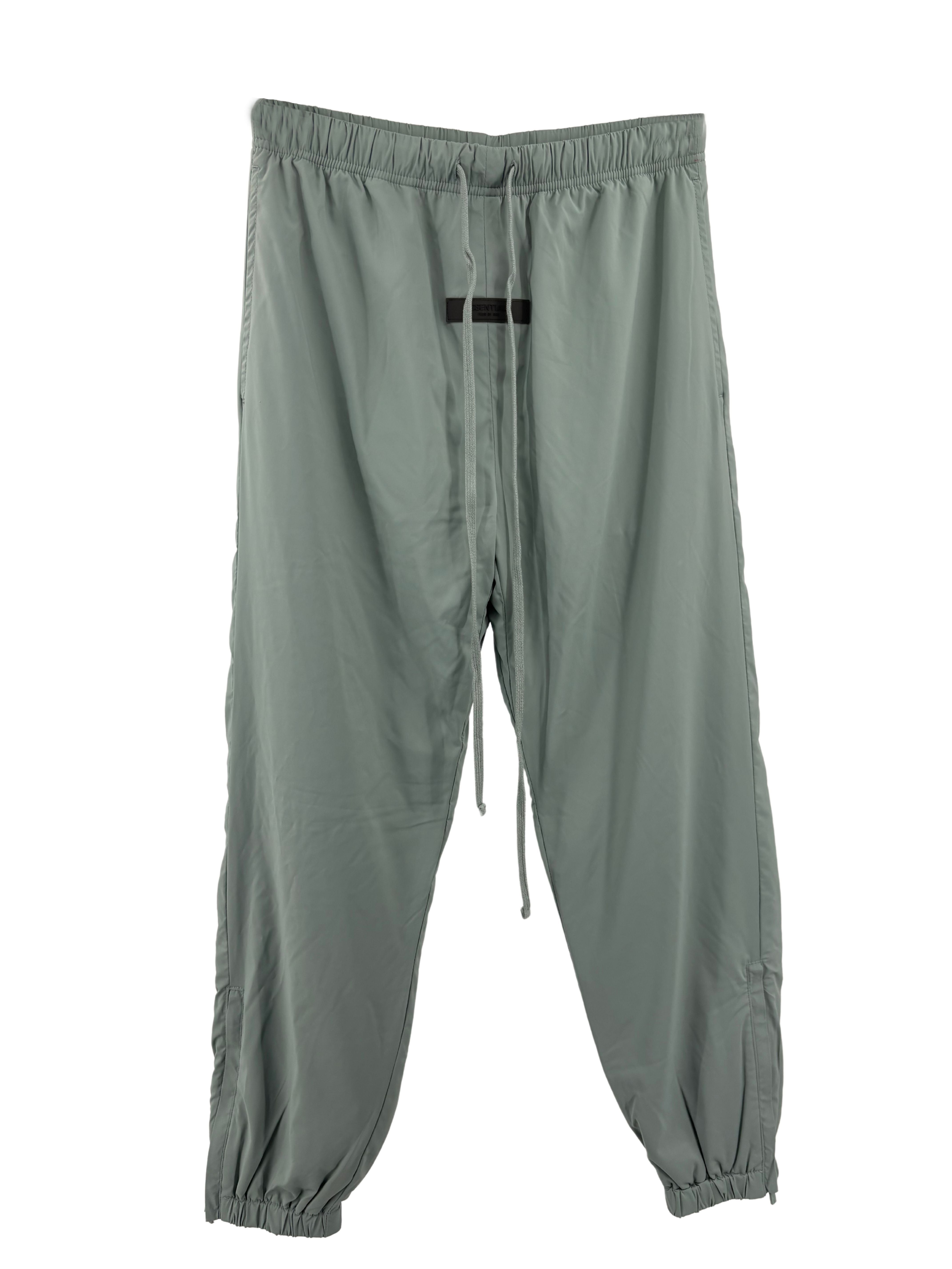 Essentials Fear of God Tapered Logo-Appliquéd Padded Joggers- Blue/Mint (Unused) Essentials
