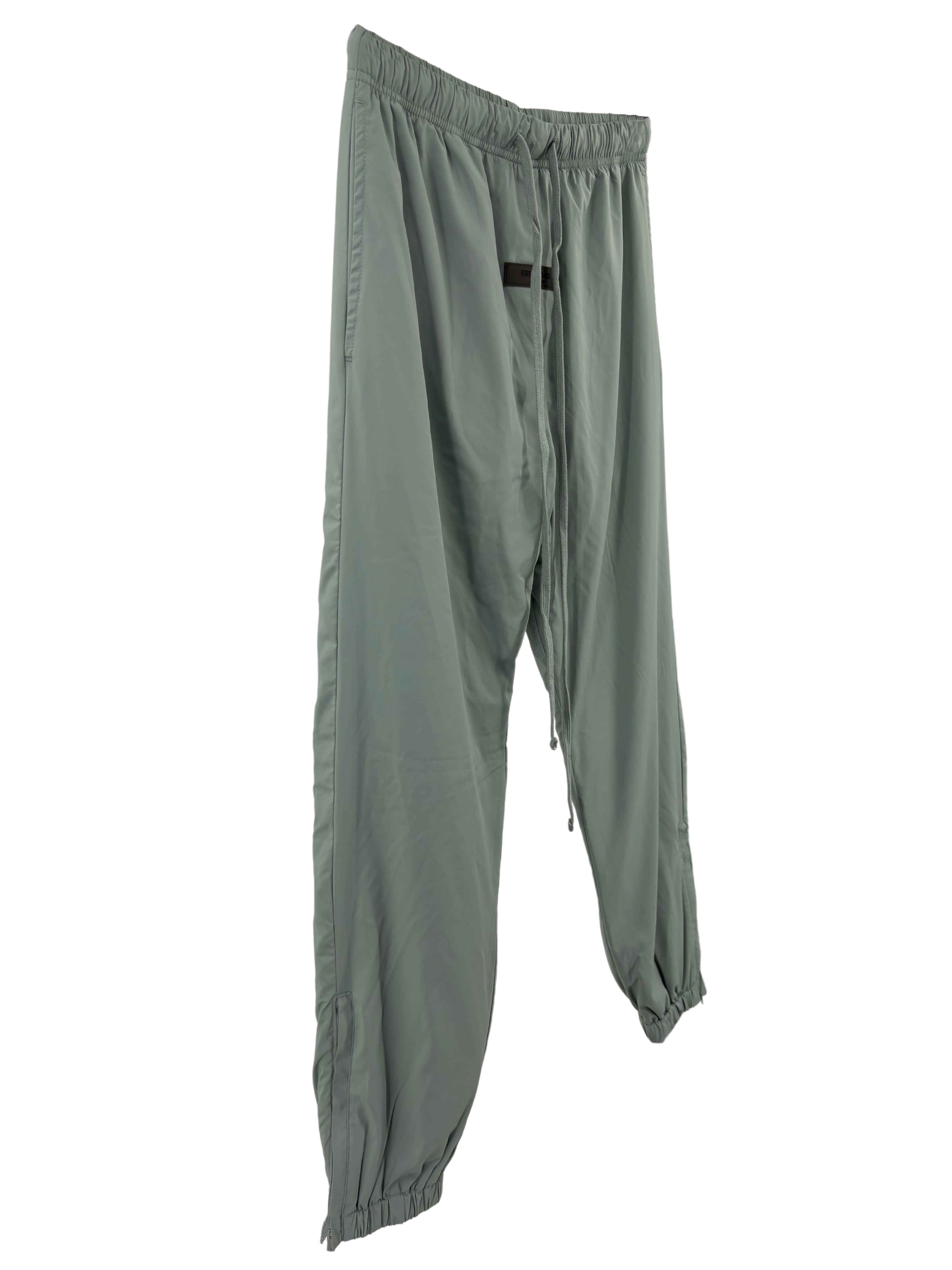 Essentials Fear of God Tapered Logo-Appliquéd Padded Joggers- Blue/Mint (Unused) Essentials