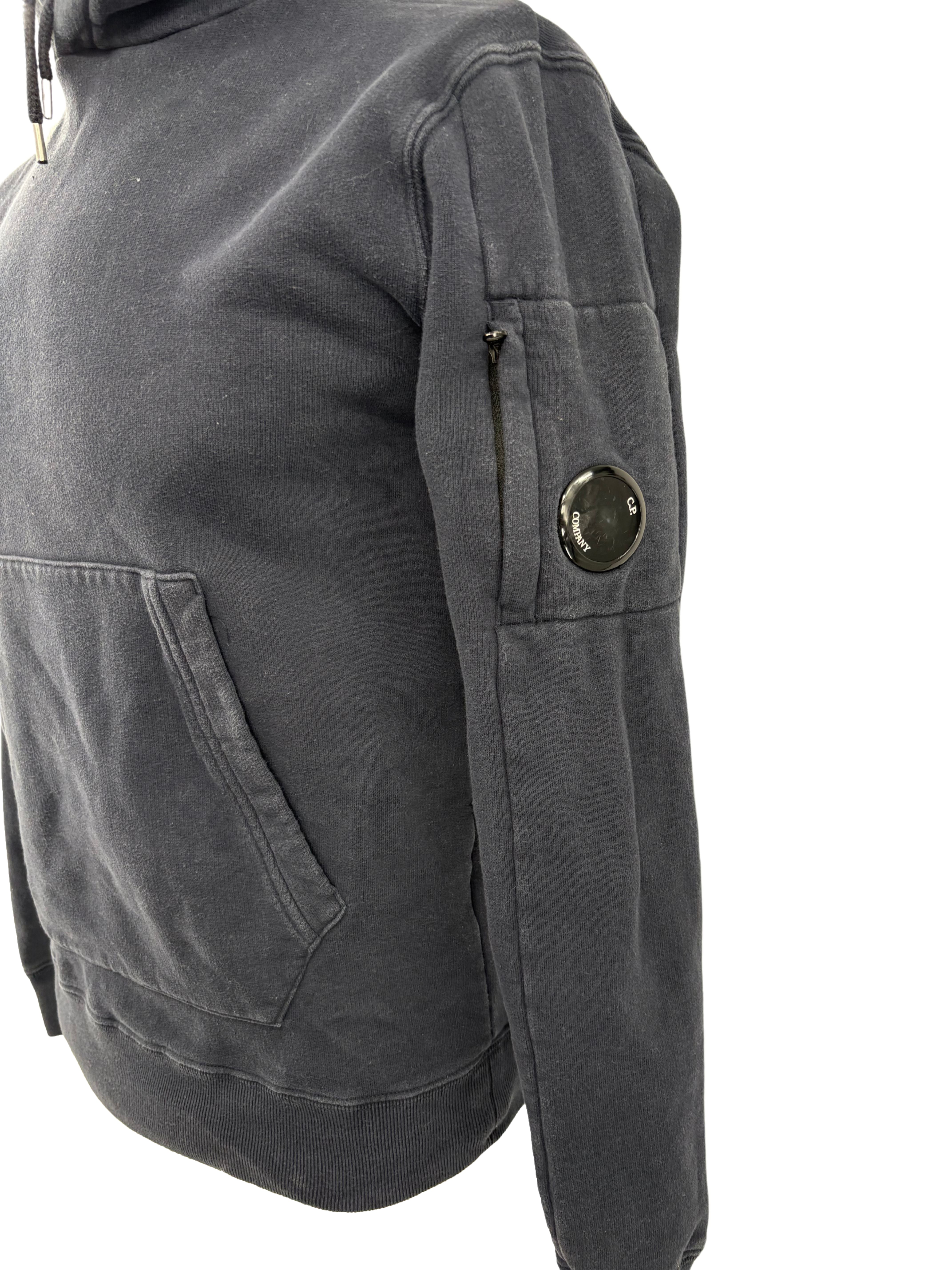 KIDS - C.P. Company Google Hoodie - Navy C.P. Company