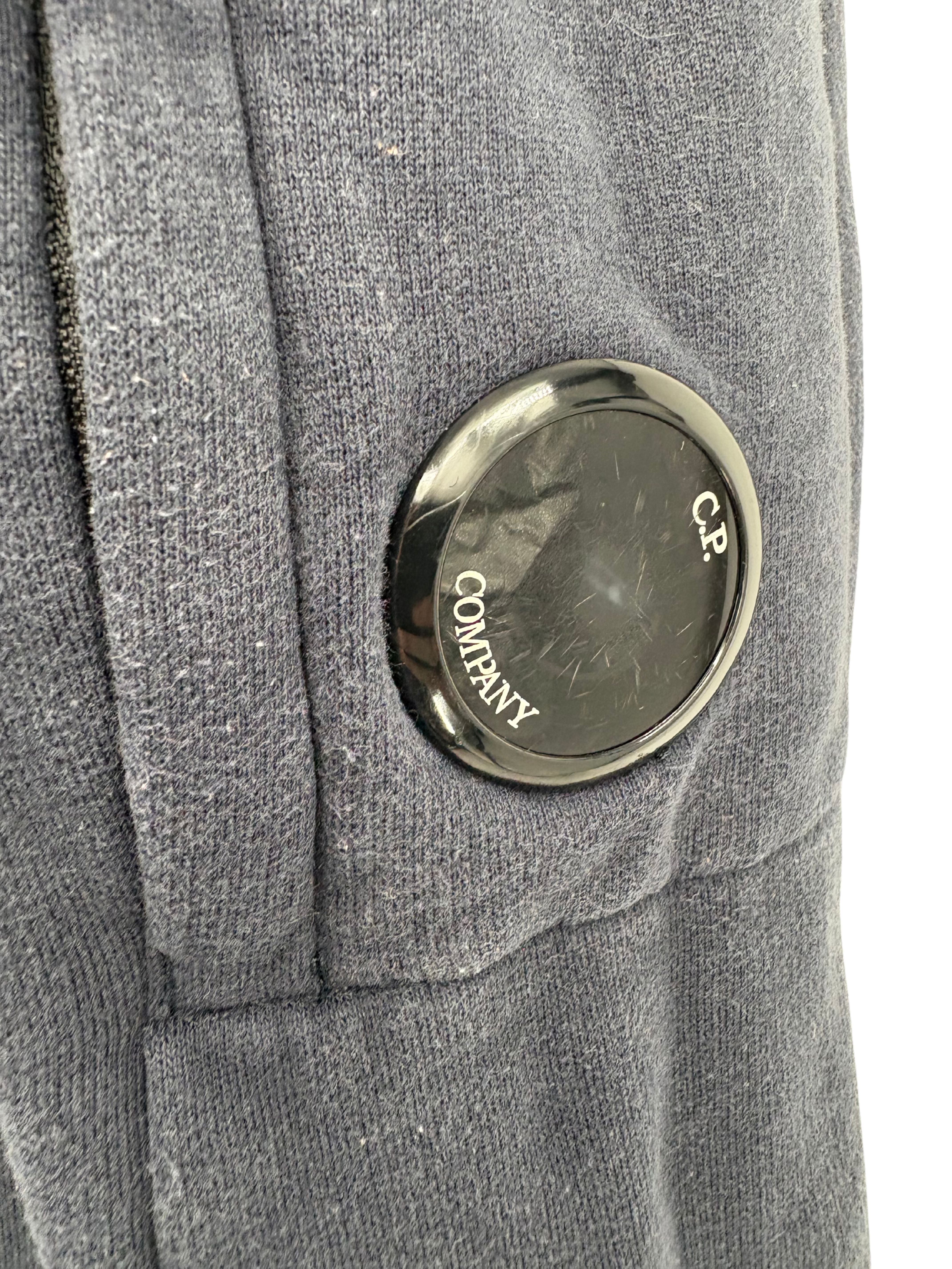 KIDS - C.P. Company Google Hoodie - Navy C.P. Company