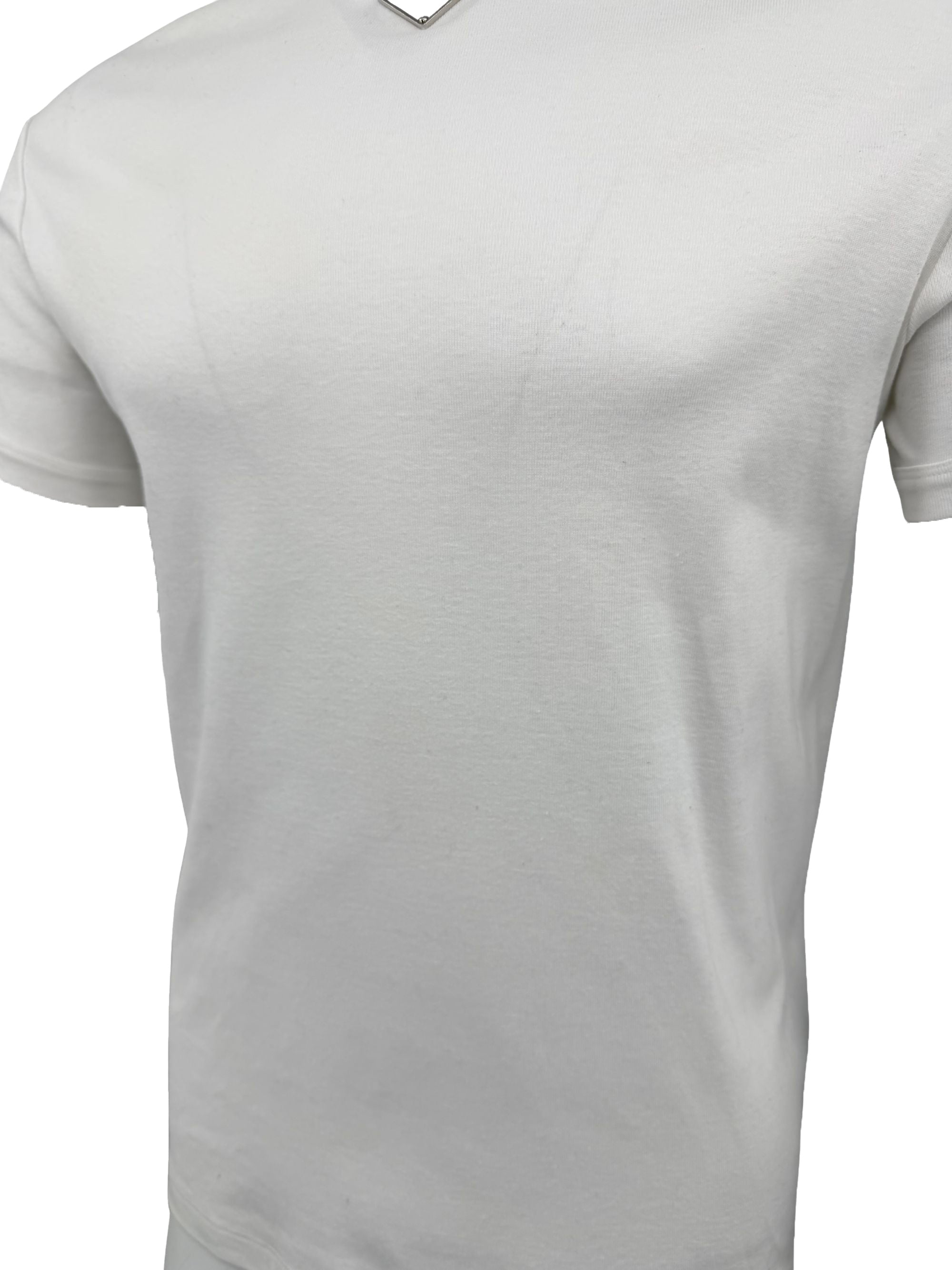Prada Plaque T-Shirt - White Prada