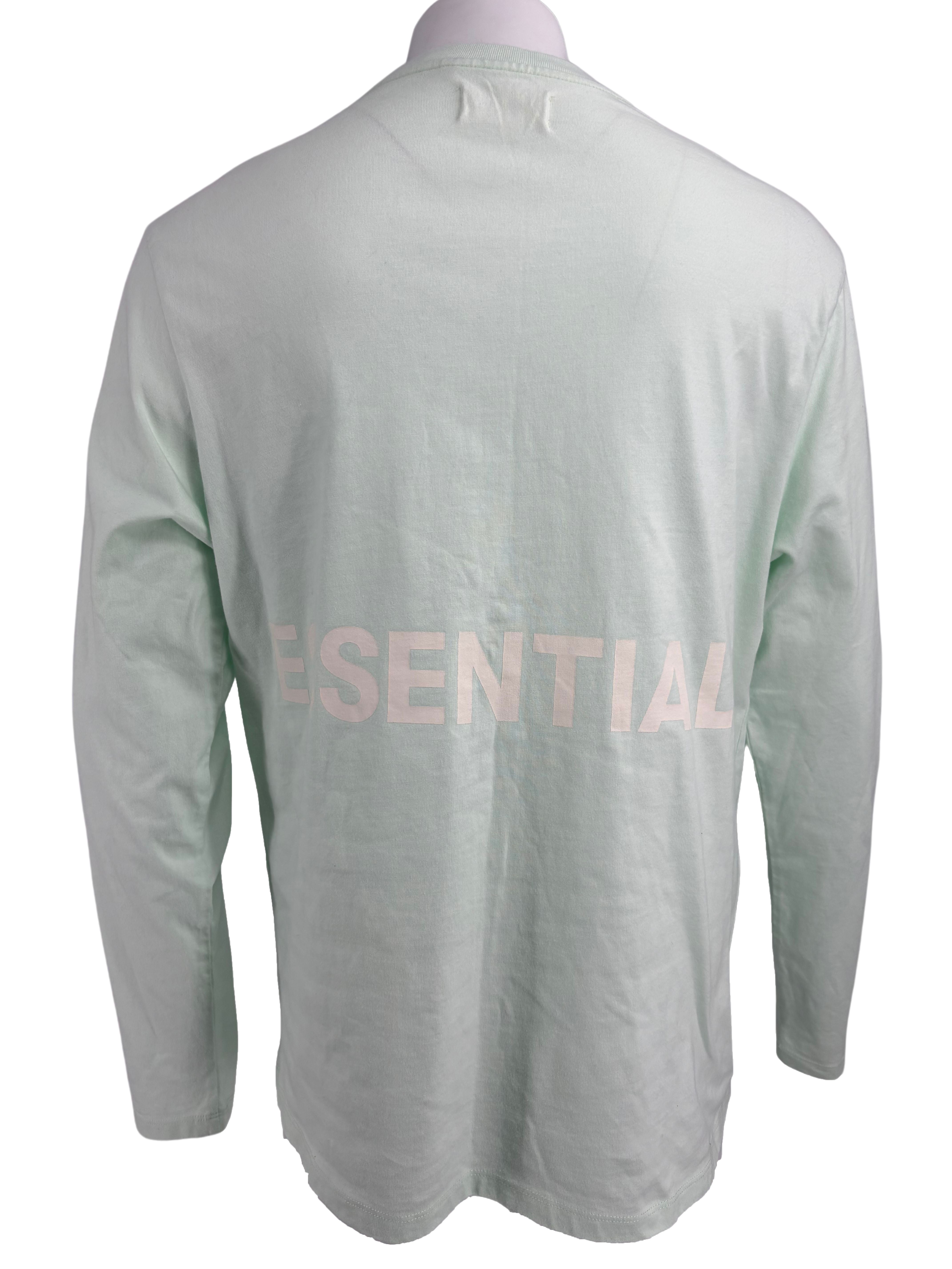 Essentials Fear Of God Boxy Long Sleeve Tee - Green Essentials