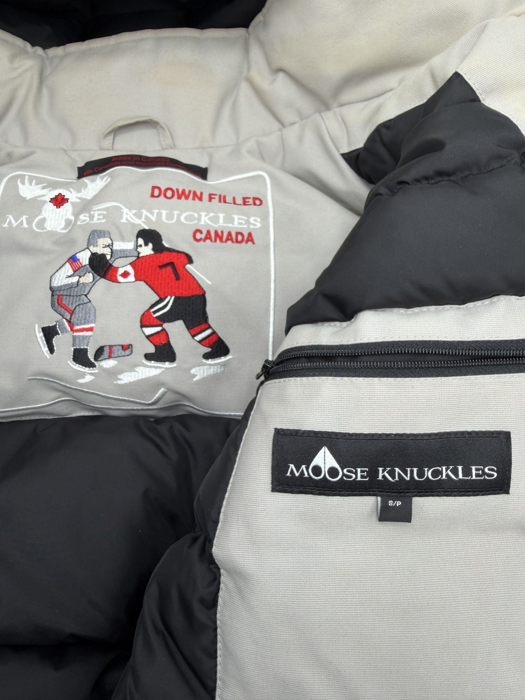Moose Knuckles Ballistic Bomber - Grey Moose Knuckles