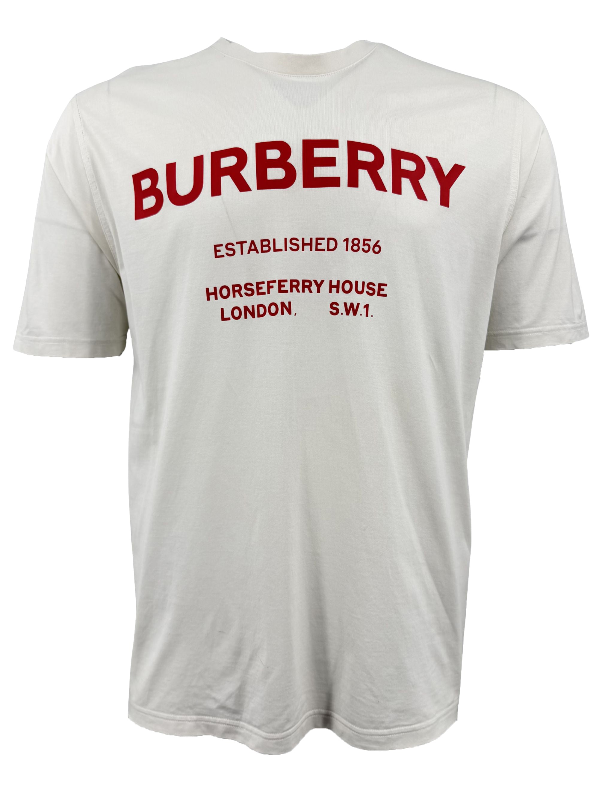 Burberry Horseferry Logo T-Shirt - White Burberry