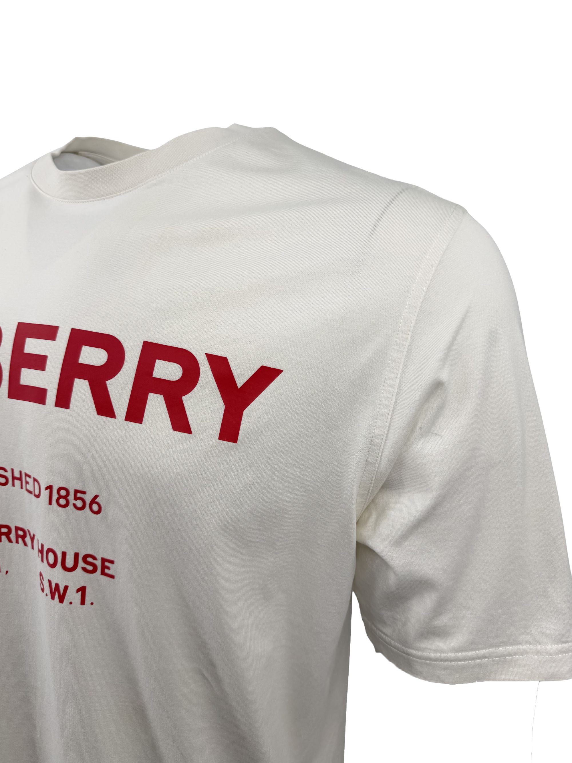 Burberry Horseferry Logo T-Shirt - White Burberry