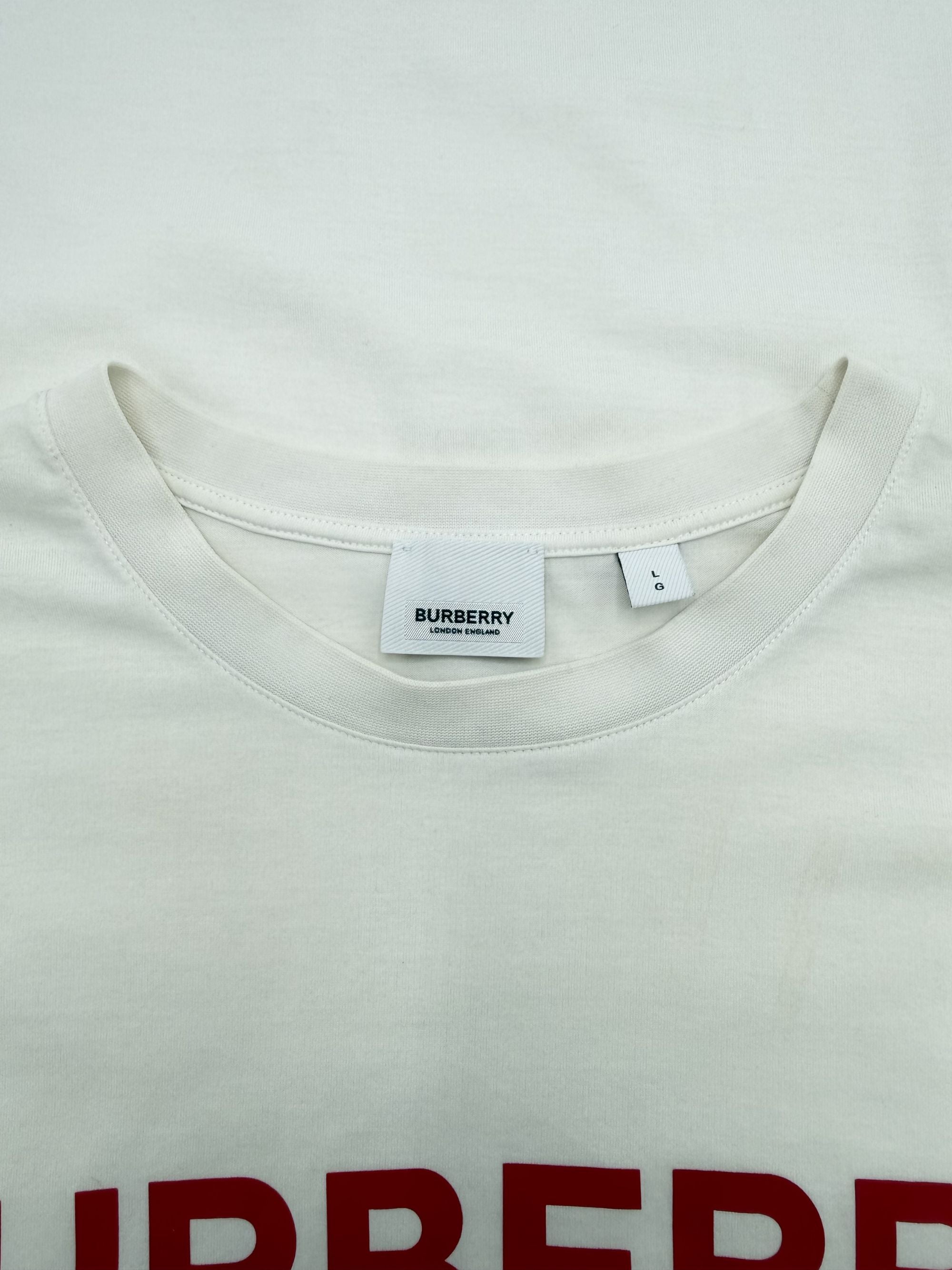 Burberry Horseferry Logo T-Shirt - White Burberry