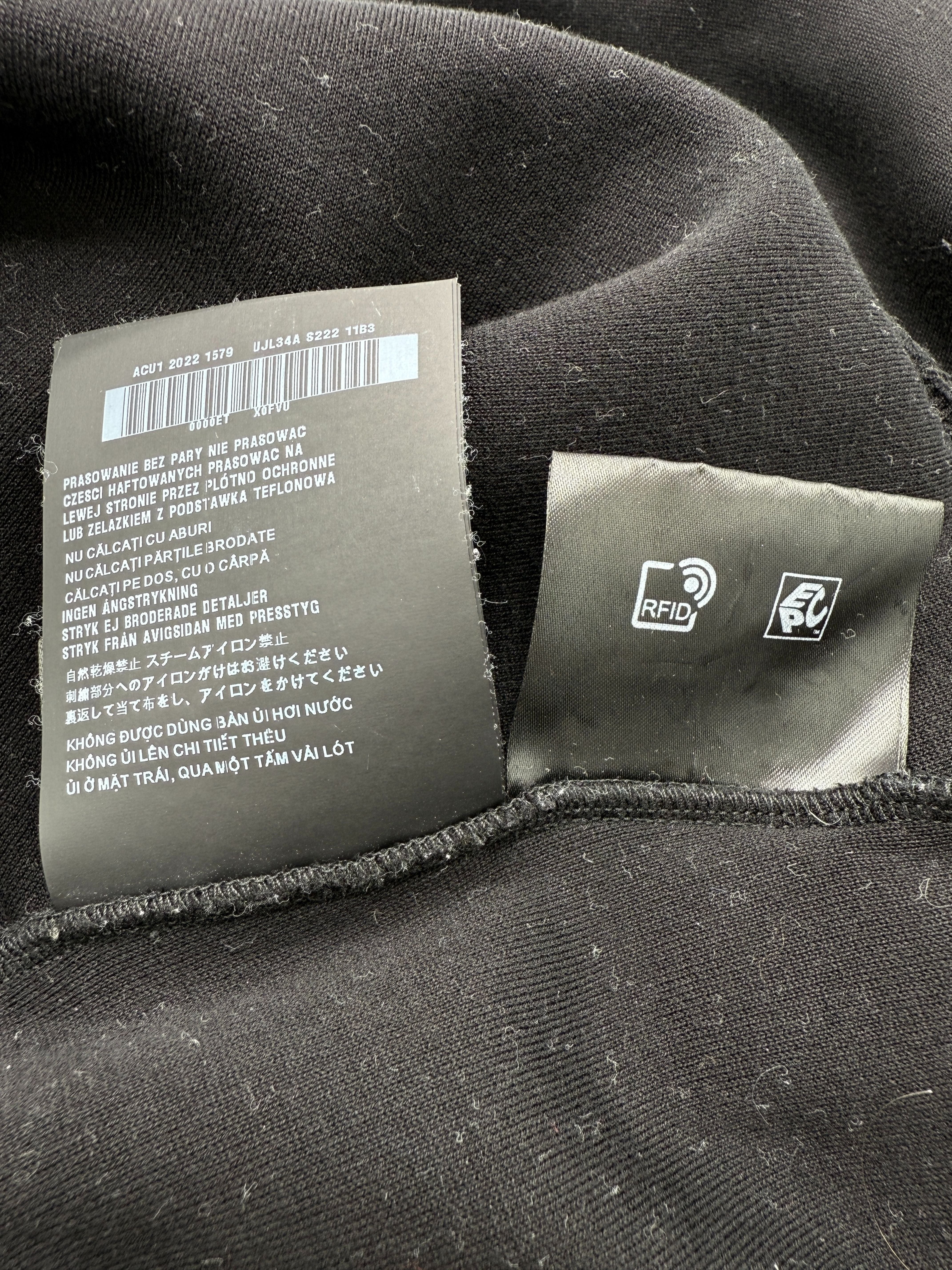 Prada Embossed Logo Hoodie - Black