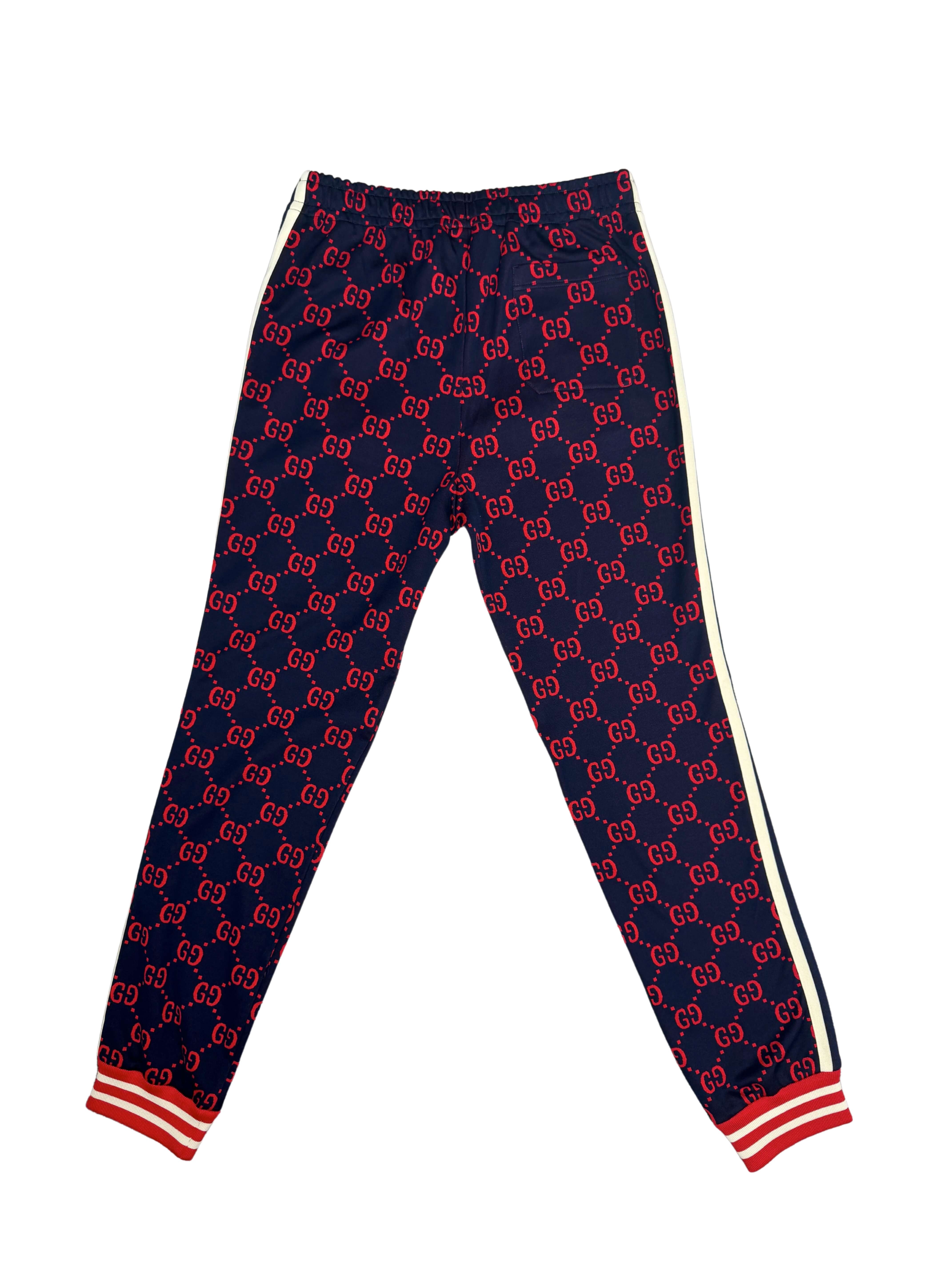 Gucci GG Logo Jacquard Joggers - Navy (Unused) Gucci