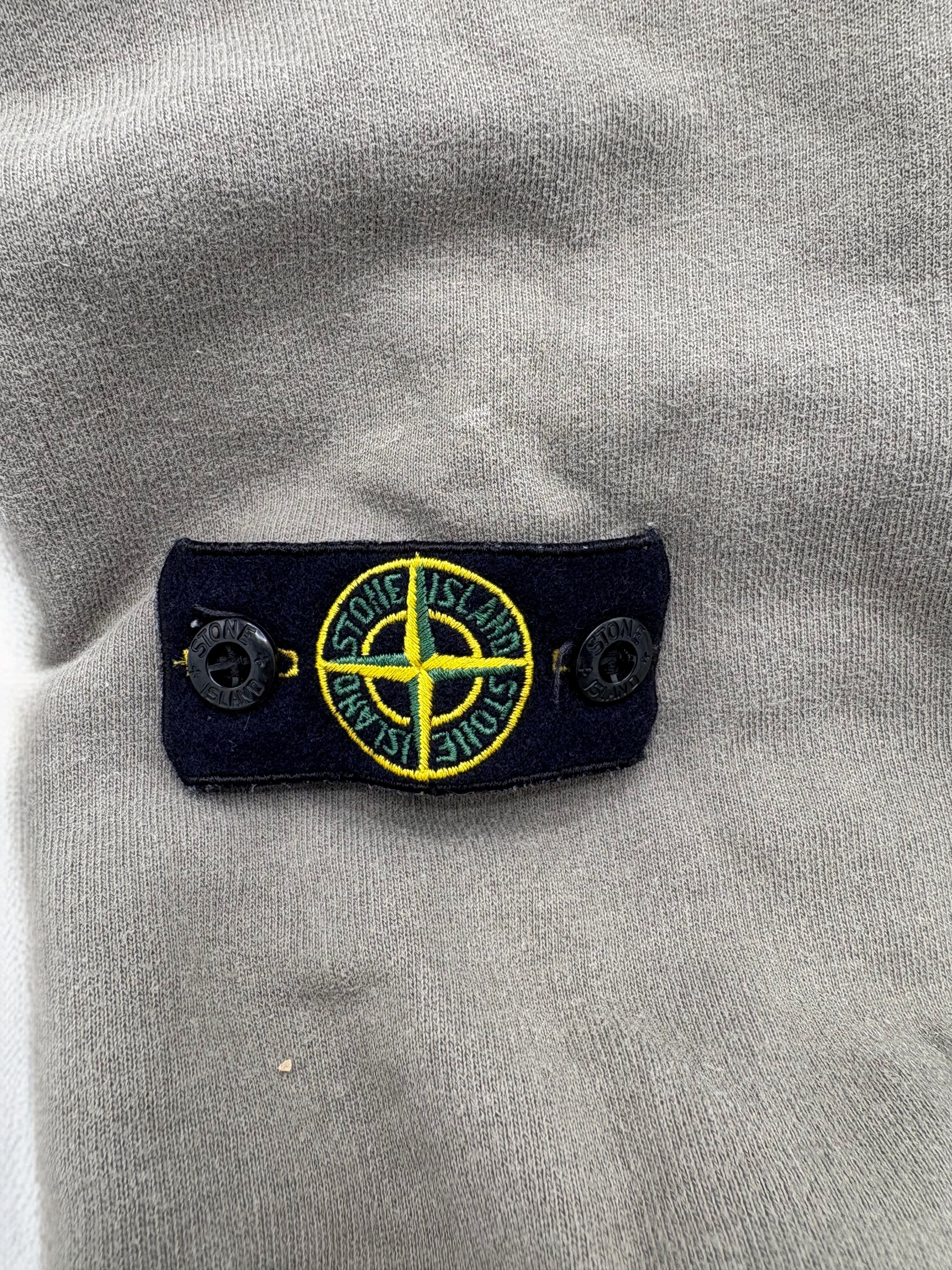 KIDS - Stone Island Badge Sweatshirt - Khaki Stone Island