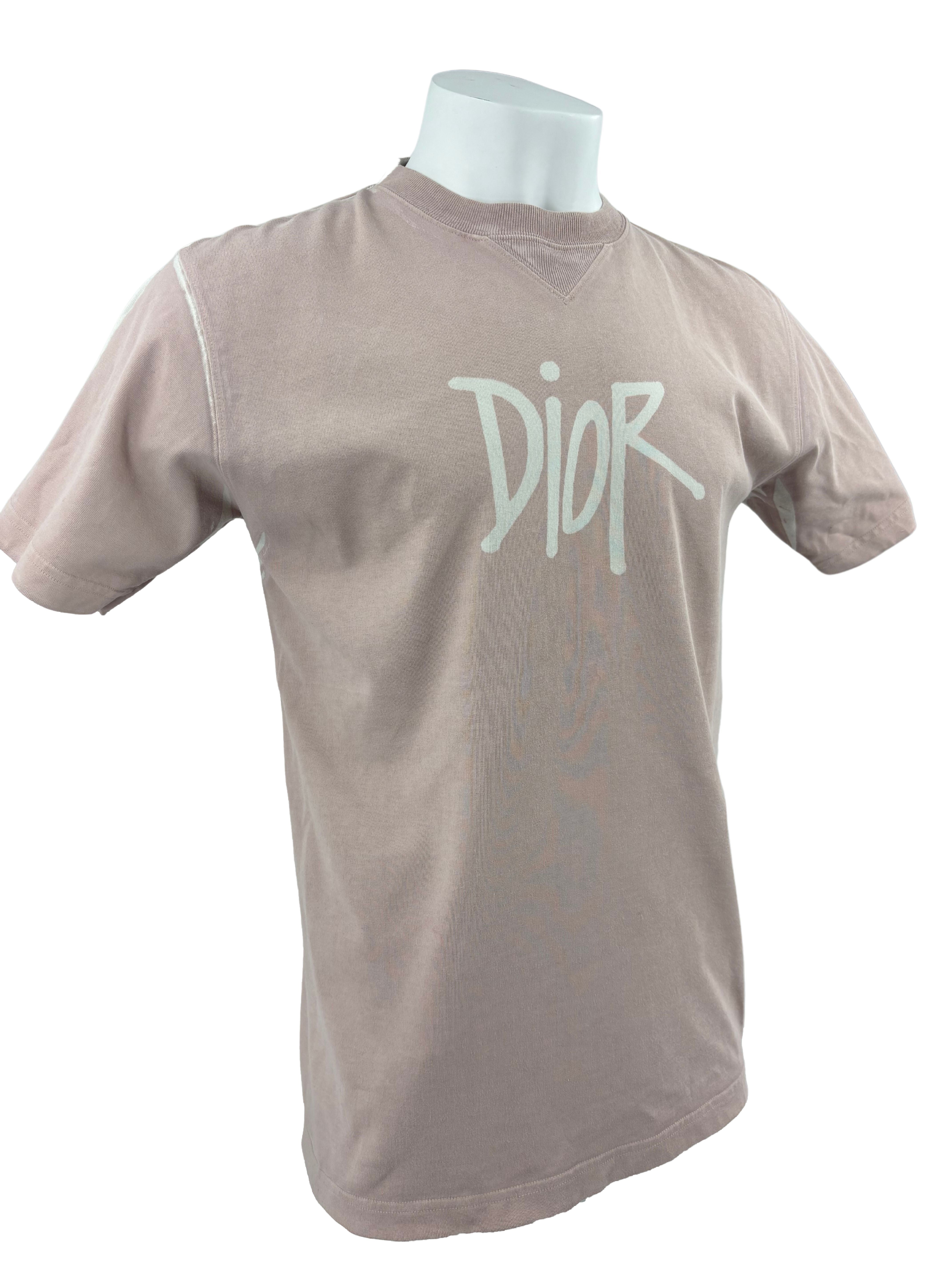 Dior x Stussy T-Shirt - Pink Dior