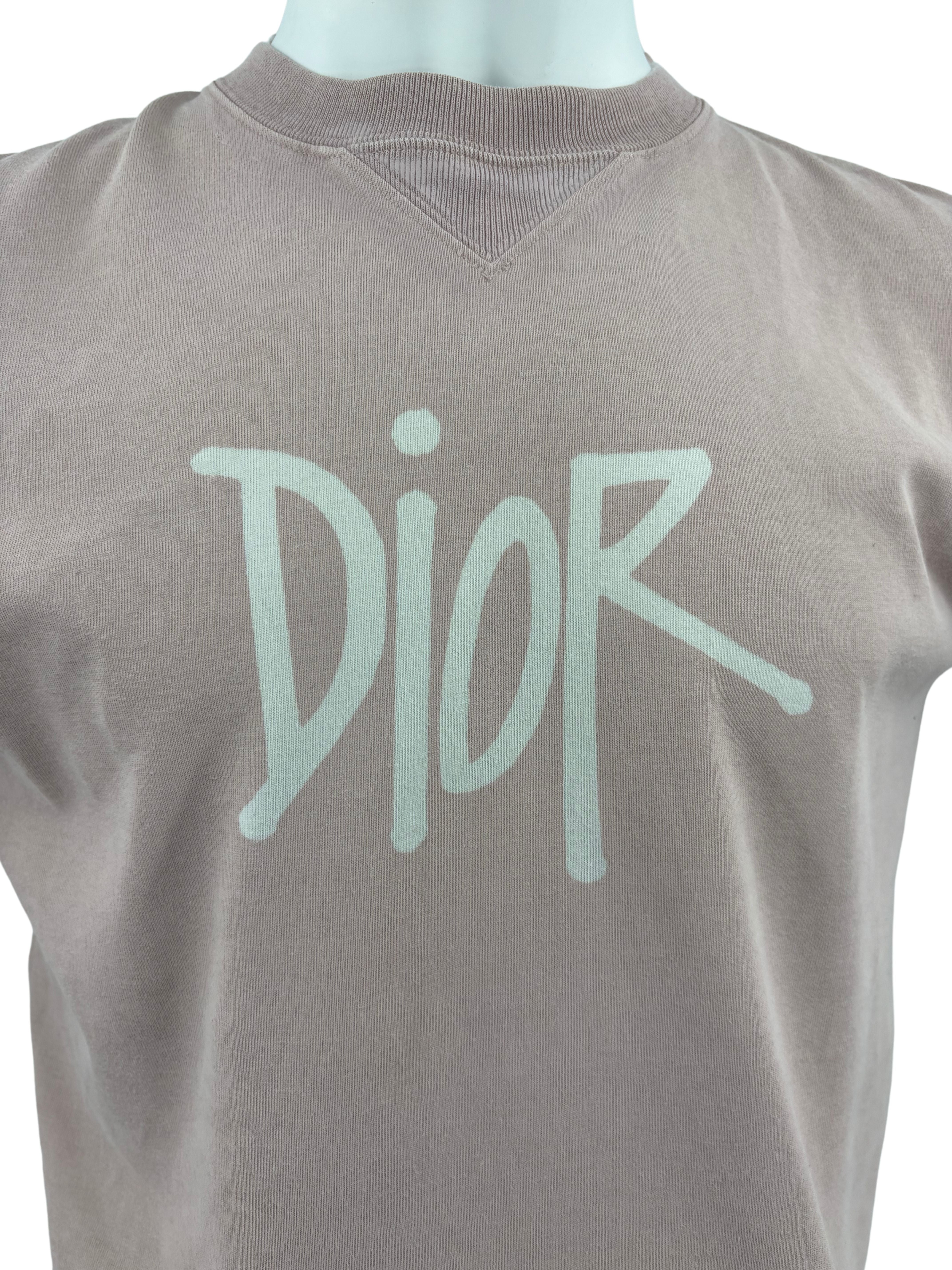 Dior x Stussy T-Shirt - Pink Dior