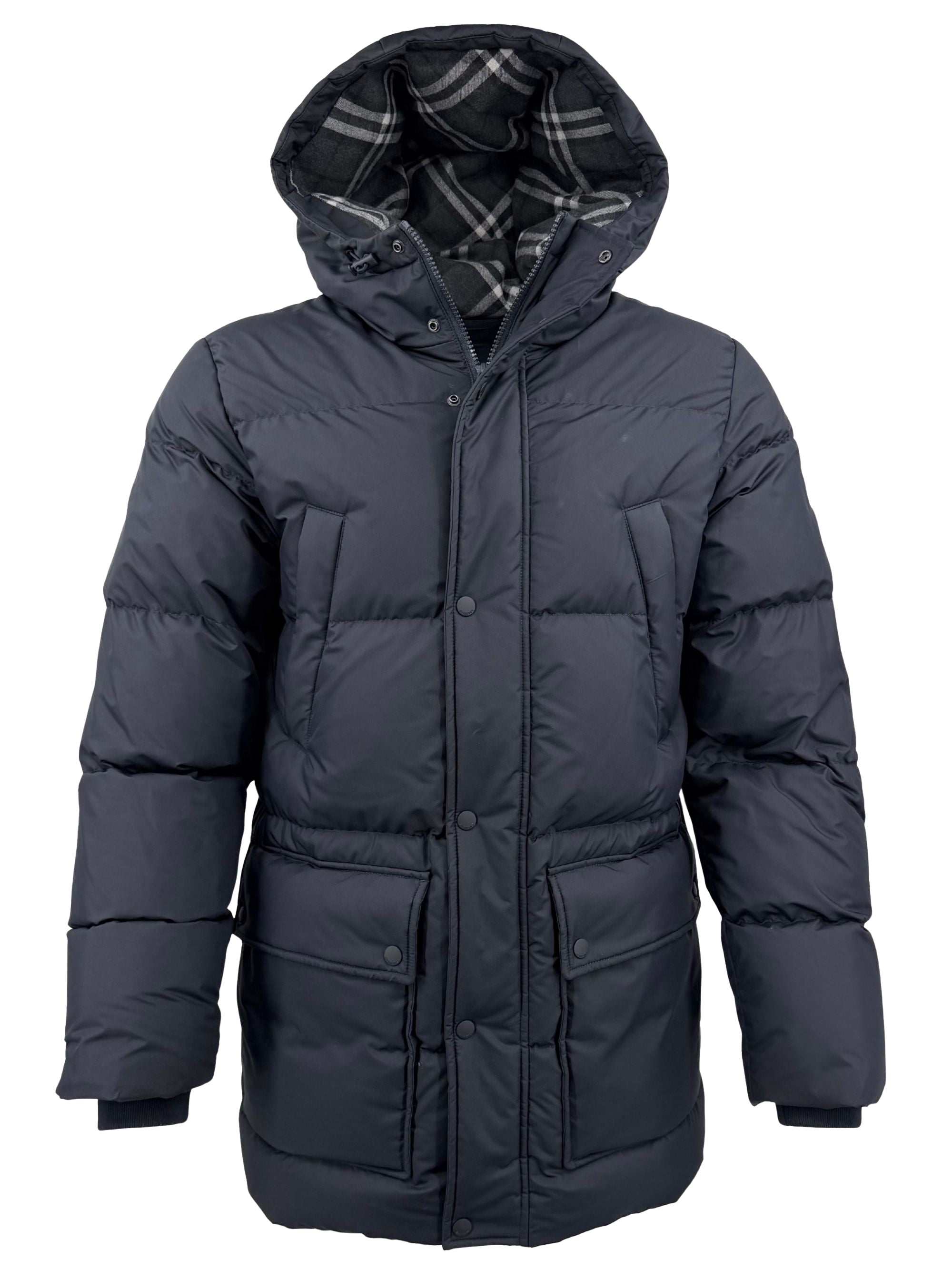 Burberry Hooded Down Jacket - Navy Burberry